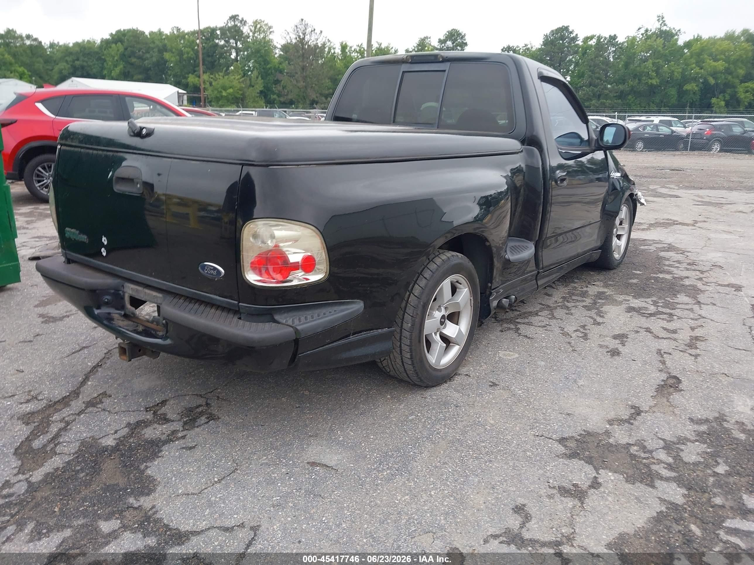 2001 Ford F-150 Svt Lightning Black vin: 2FTZF07351CB02622