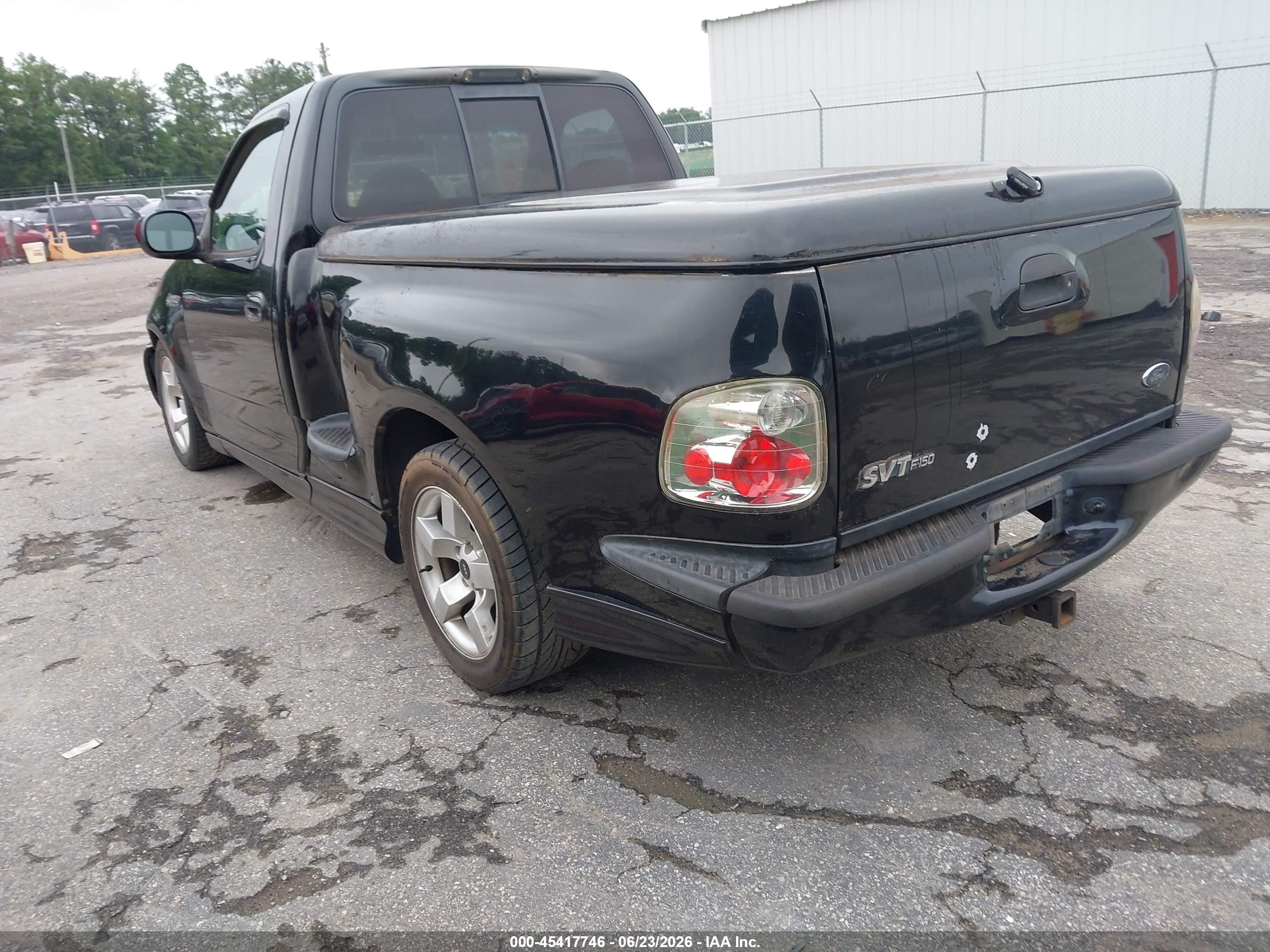 2001 Ford F-150 Svt Lightning Black vin: 2FTZF07351CB02622
