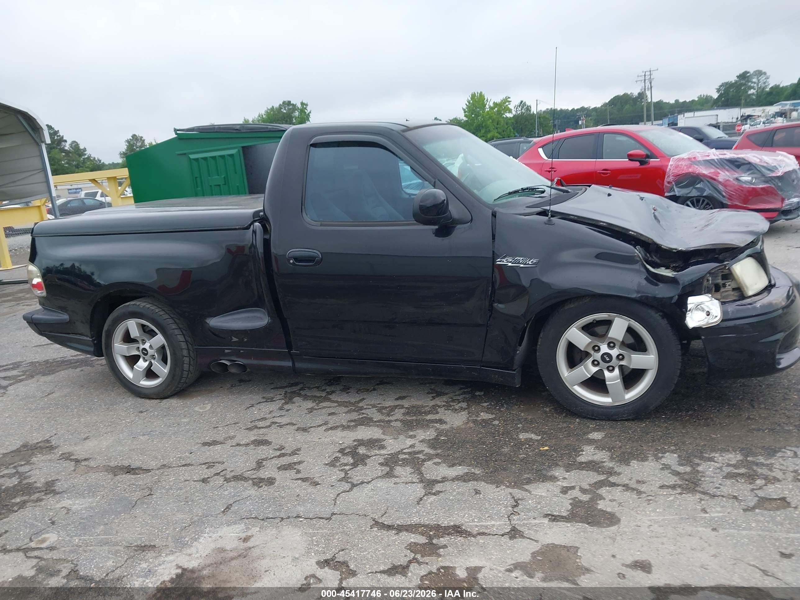 2001 Ford F-150 Svt Lightning Black vin: 2FTZF07351CB02622