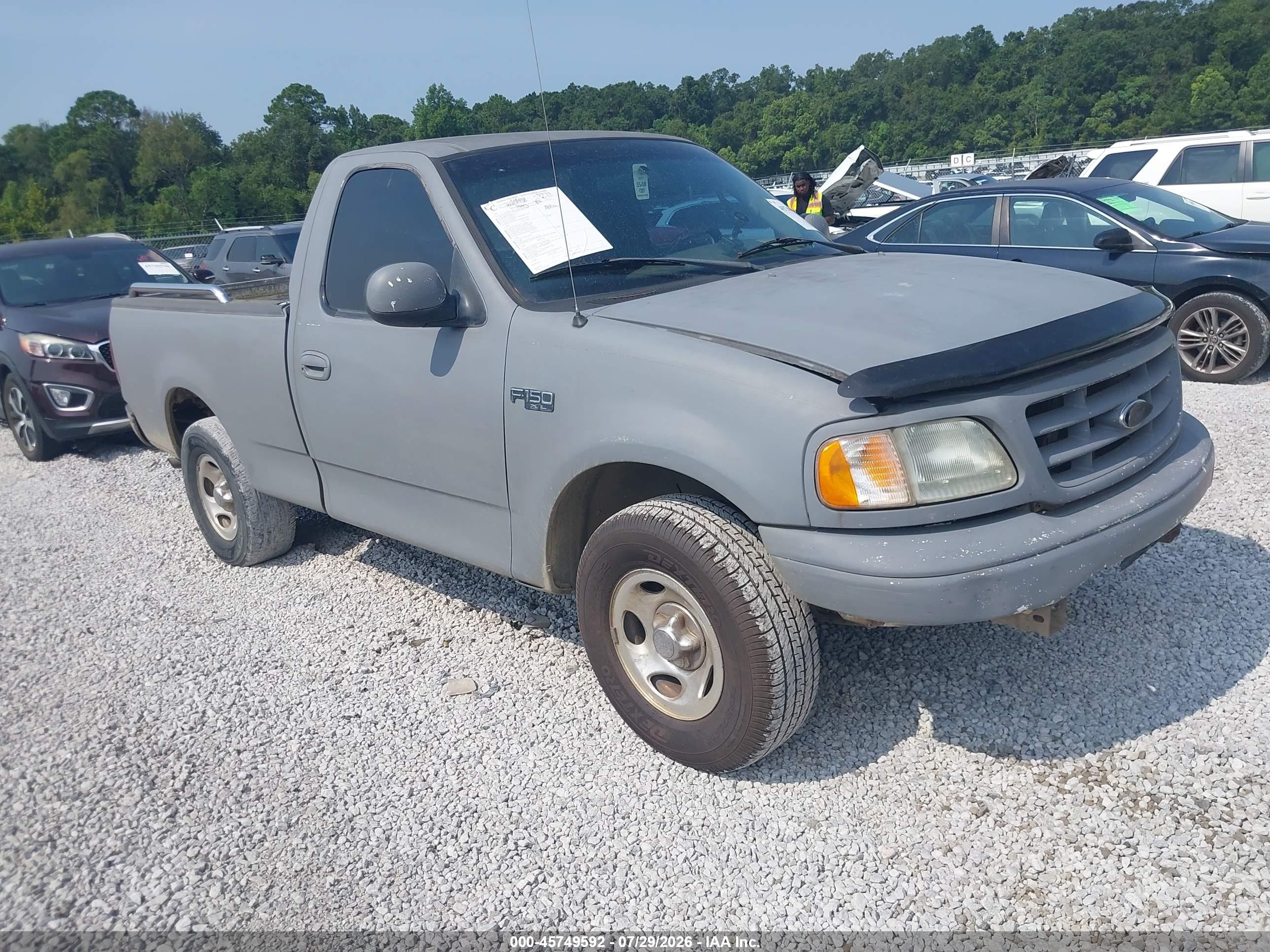 2000 Ford F-150 Work Series/xl/xlt Gray vin: 2FTZF1720YCA29795