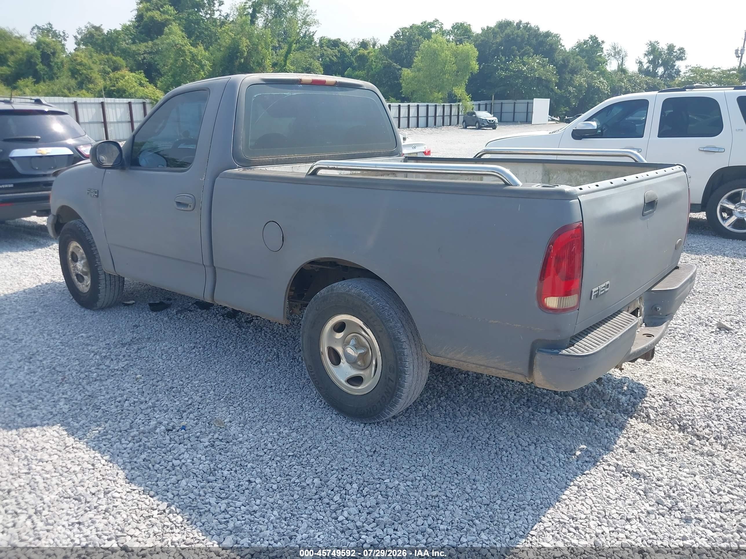 2000 Ford F-150 Work Series/xl/xlt Gray vin: 2FTZF1720YCA29795