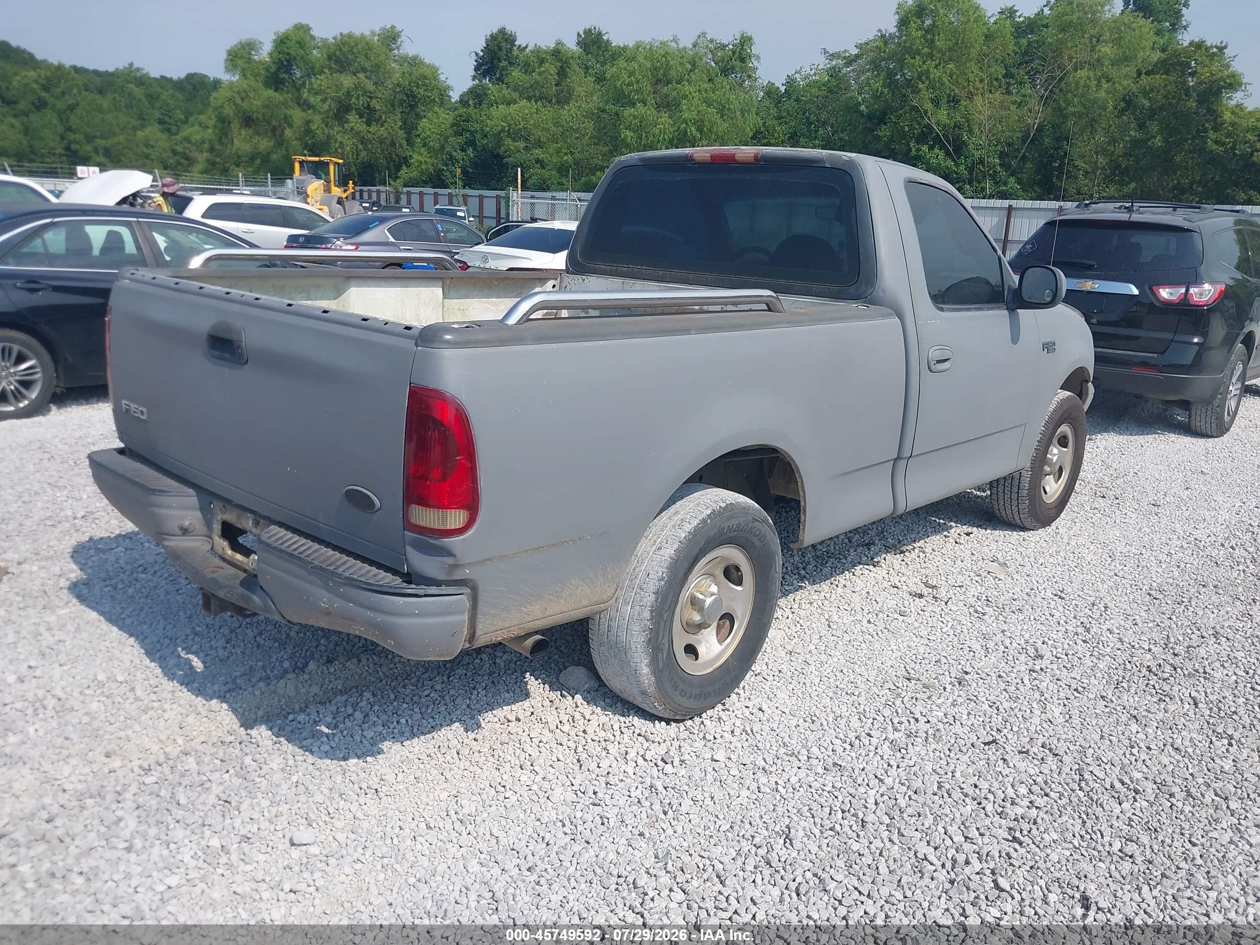 2000 Ford F-150 Work Series/xl/xlt Gray vin: 2FTZF1720YCA29795
