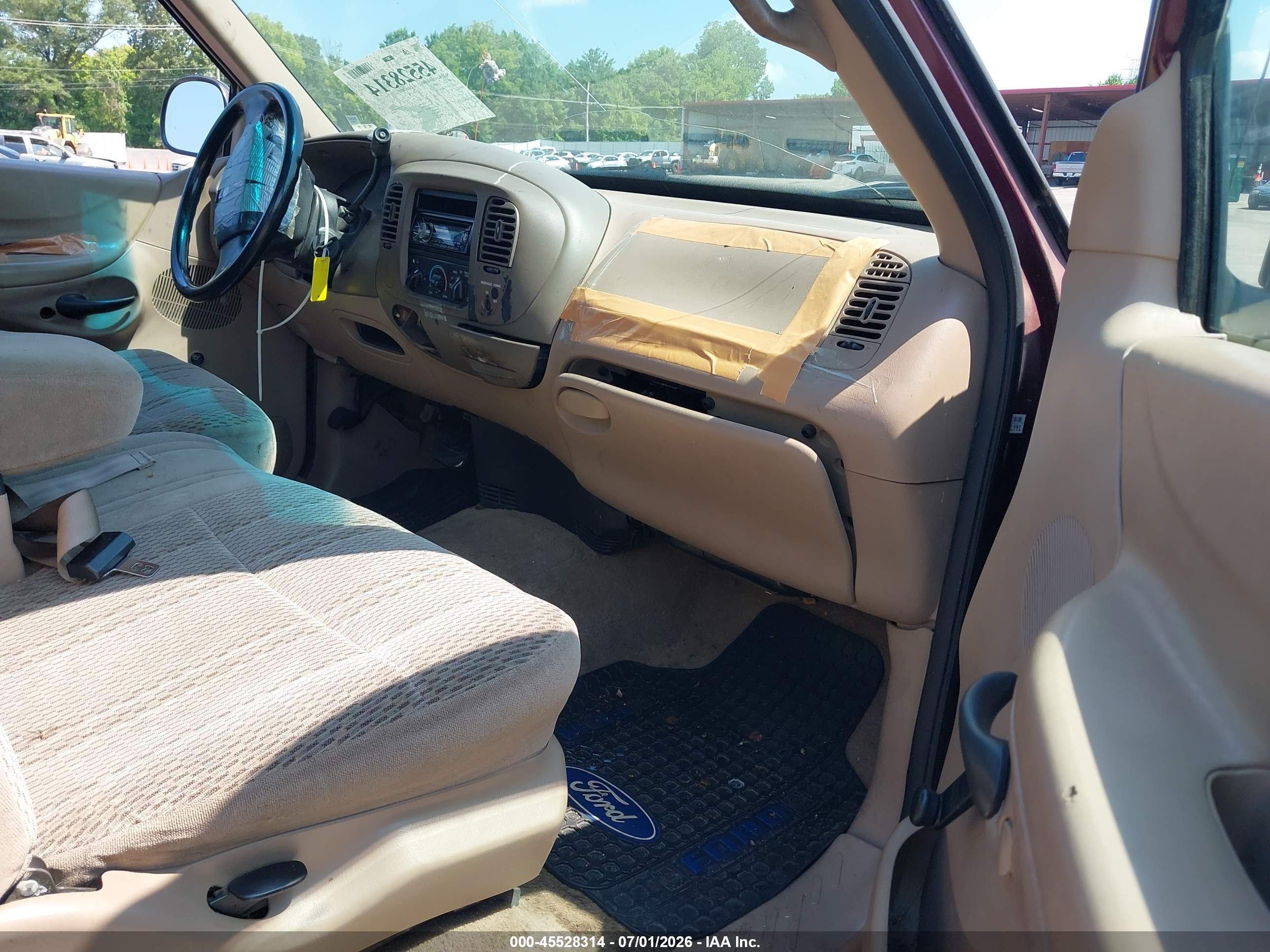 1998 Ford F-150 Standard/xl/xlt Red vin: 2FTZF1721WCA05146