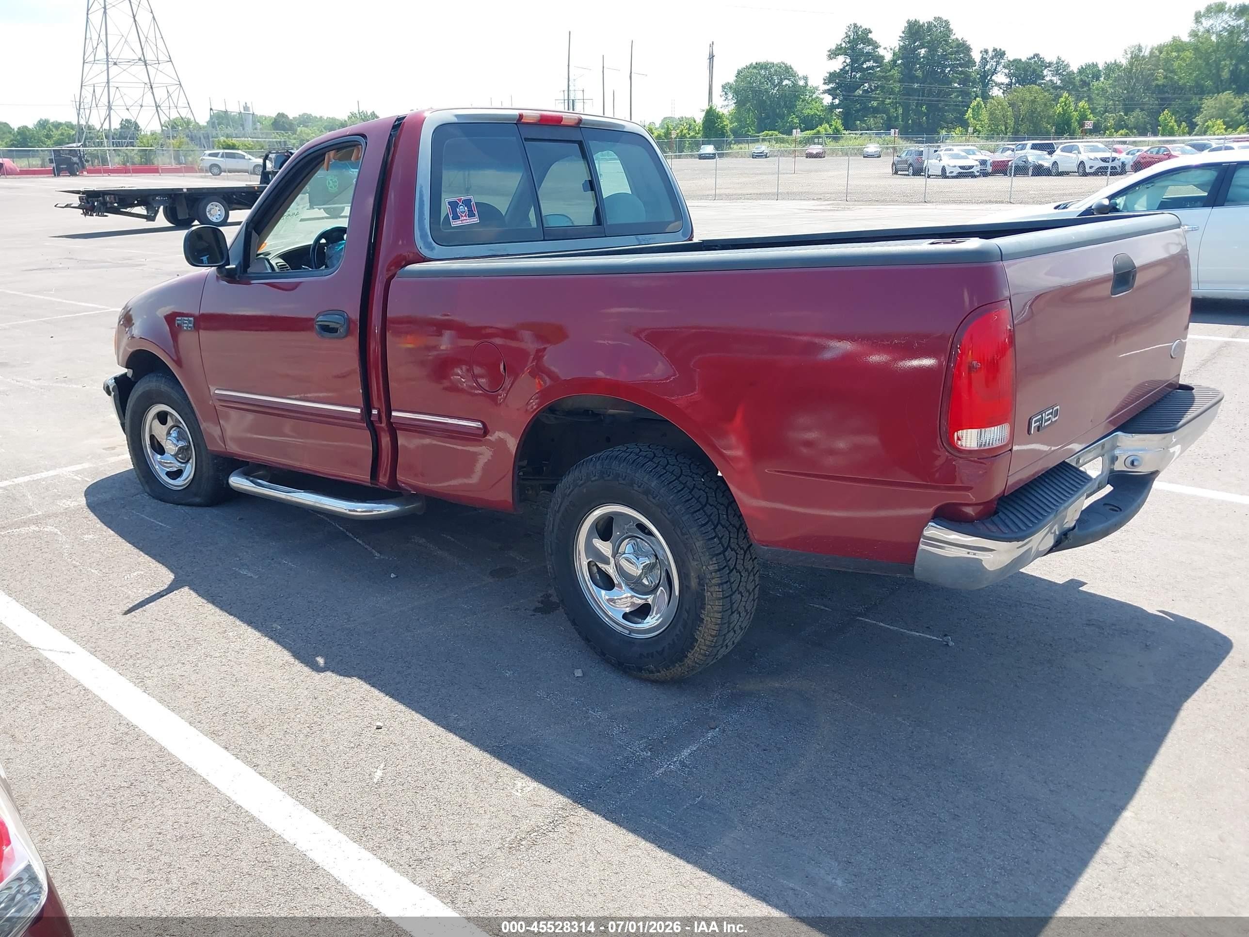 1998 Ford F-150 Standard/xl/xlt Red vin: 2FTZF1721WCA05146