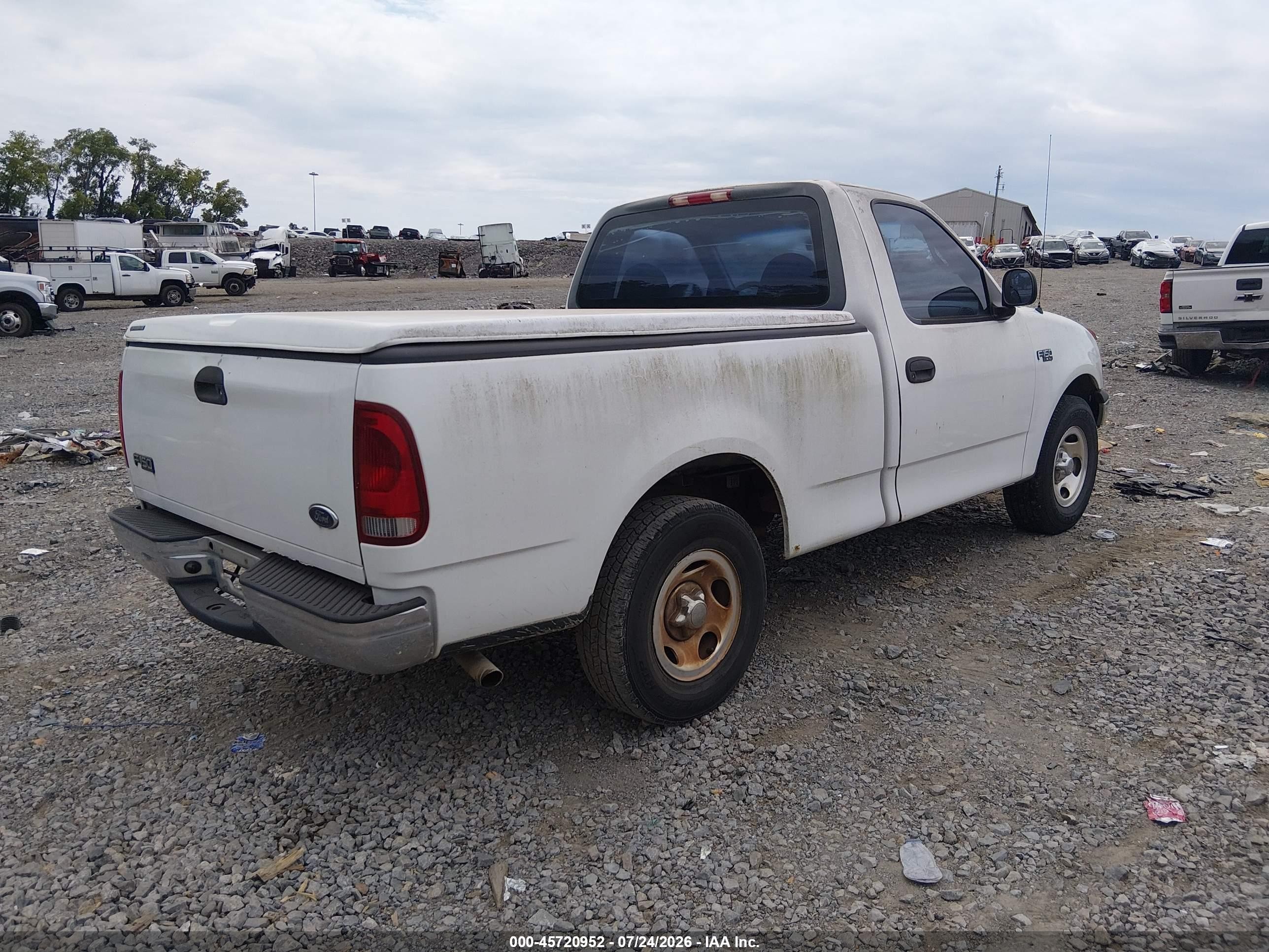 2000 Ford F-150 Work Series/xl/xlt White vin: 2FTZF1723YCB17269