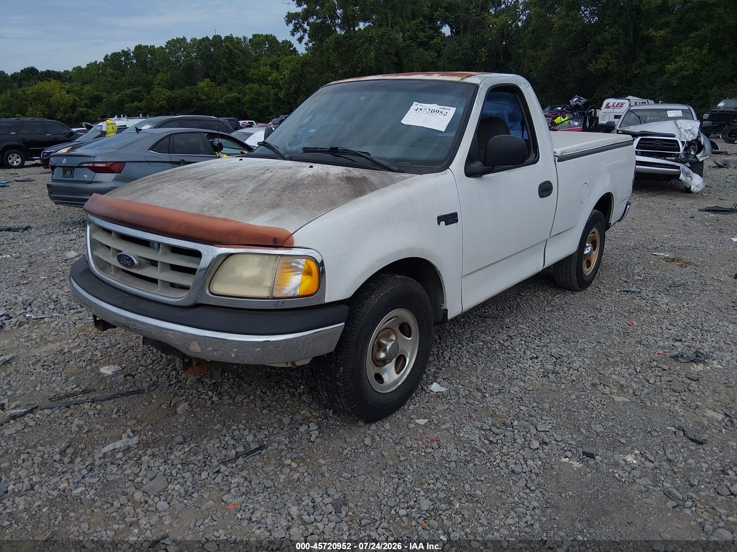 2000 Ford F-150 Work Series/xl/xlt White vin: 2FTZF1723YCB17269