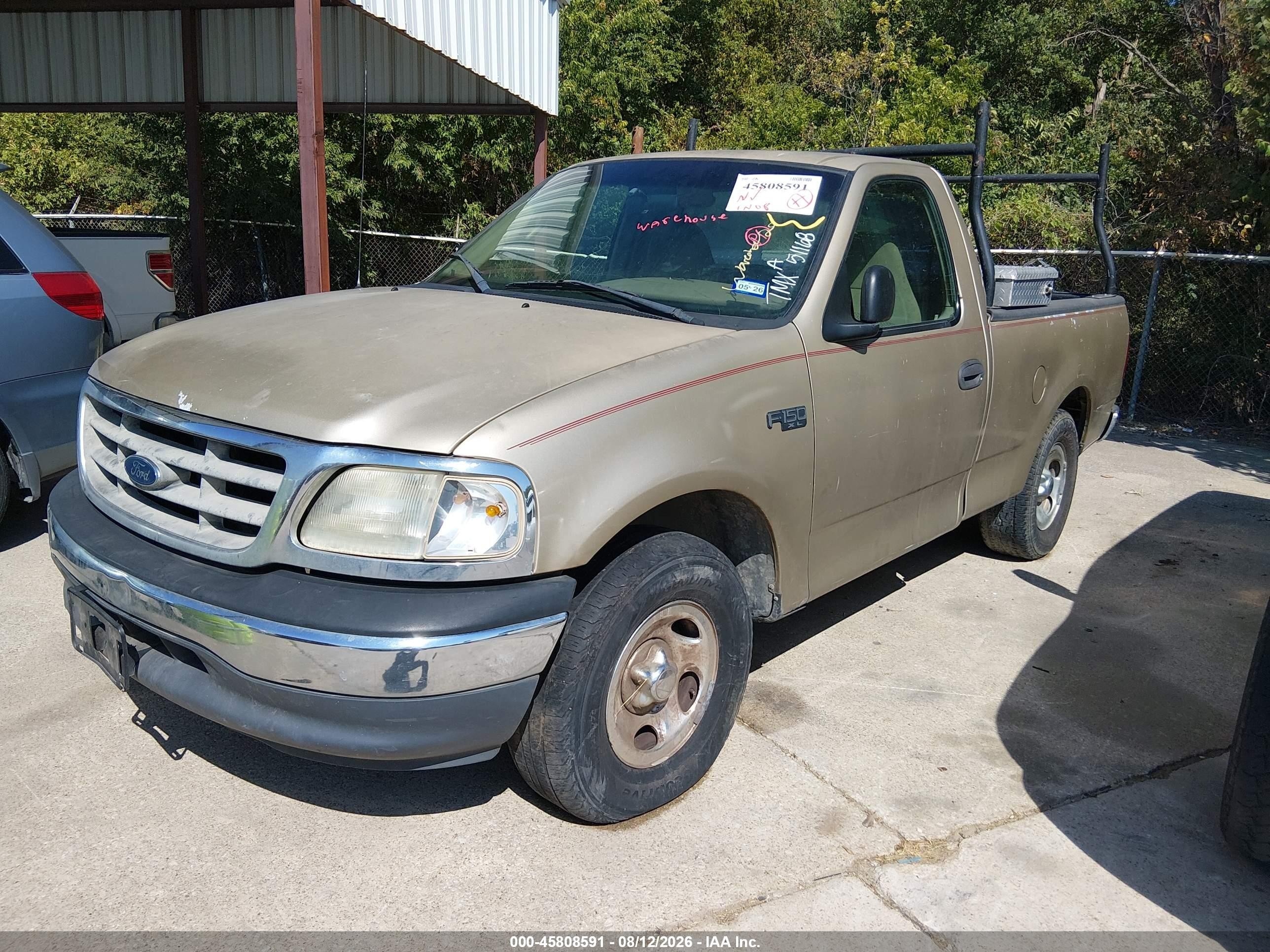 2000 Ford F-150 Work Series/xl/xlt Gold vin: 2FTZF1726YCA51168