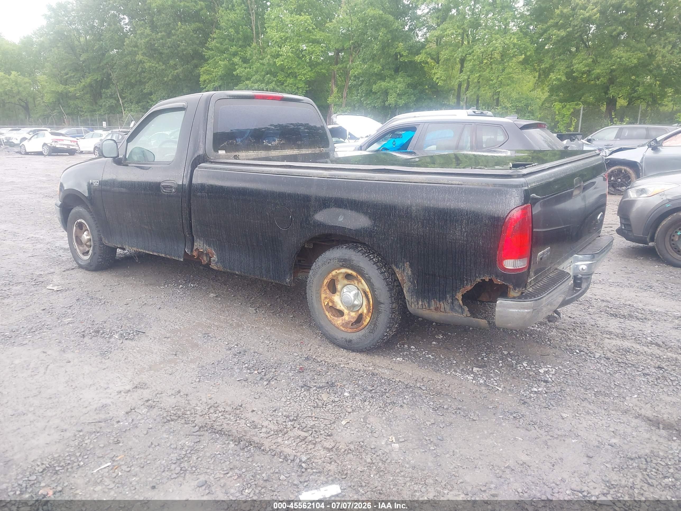 1999 Ford F-150 Work Series/xl/xlt Black vin: 2FTZF1727XCA04603