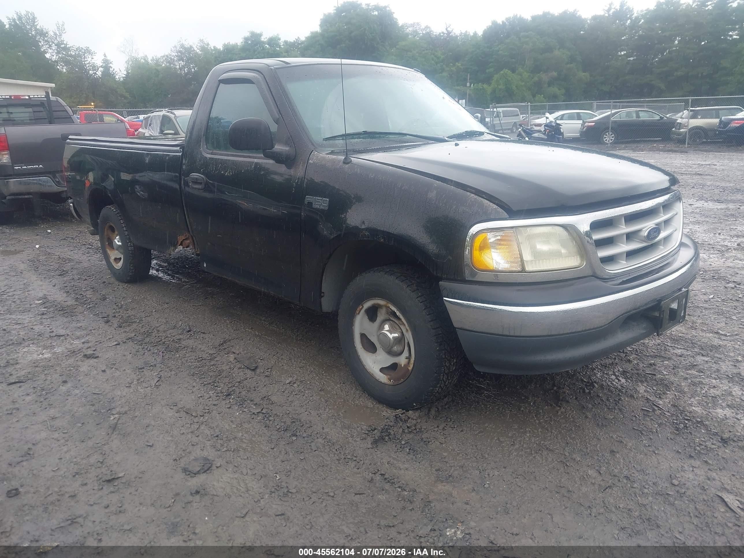 1999 Ford F-150 Work Series/xl/xlt Черный vin: 2FTZF1727XCA04603