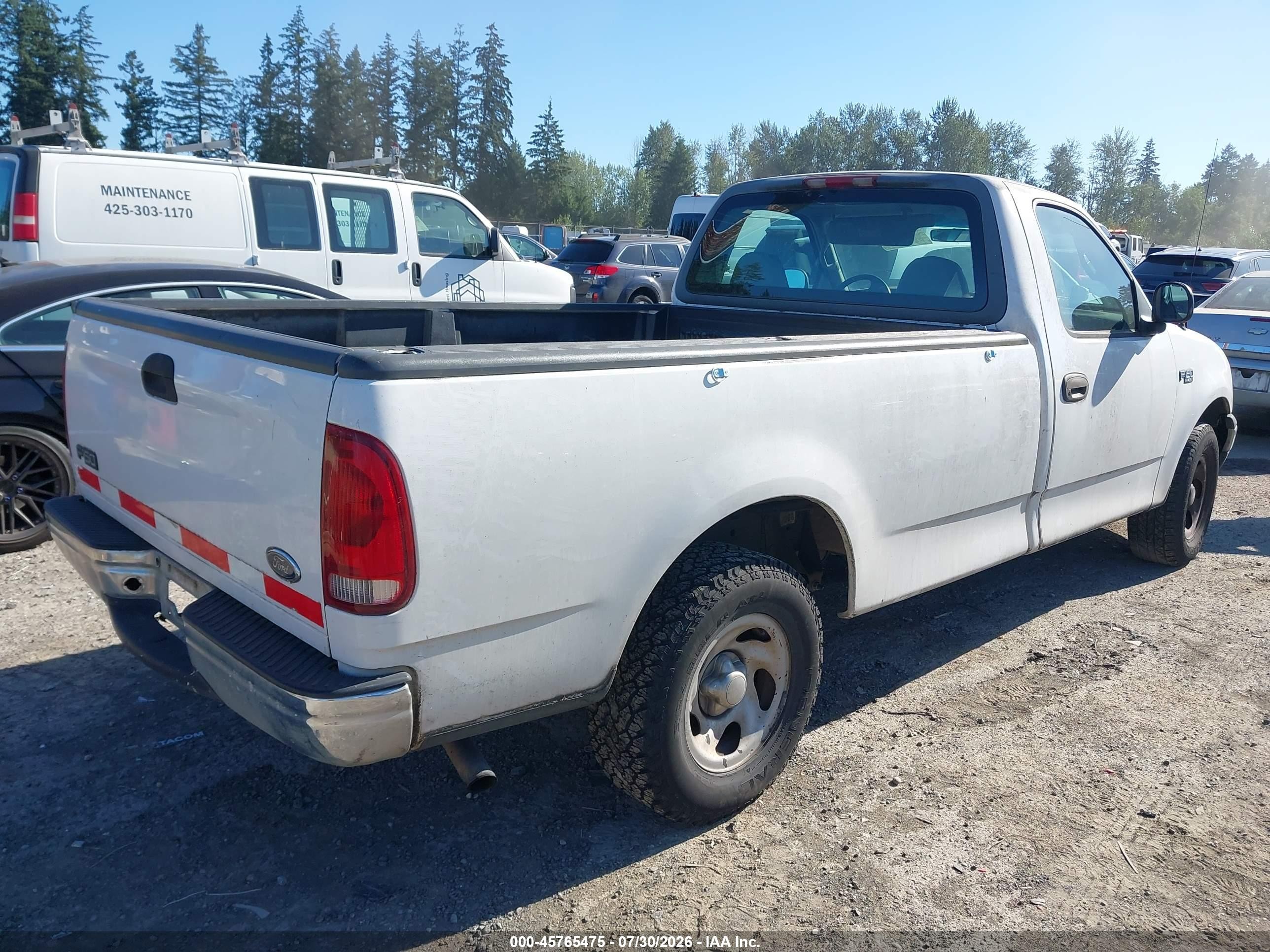 2000 Ford F-150 Work Series/xl/xlt Белый vin: 2FTZF1729YCA39225