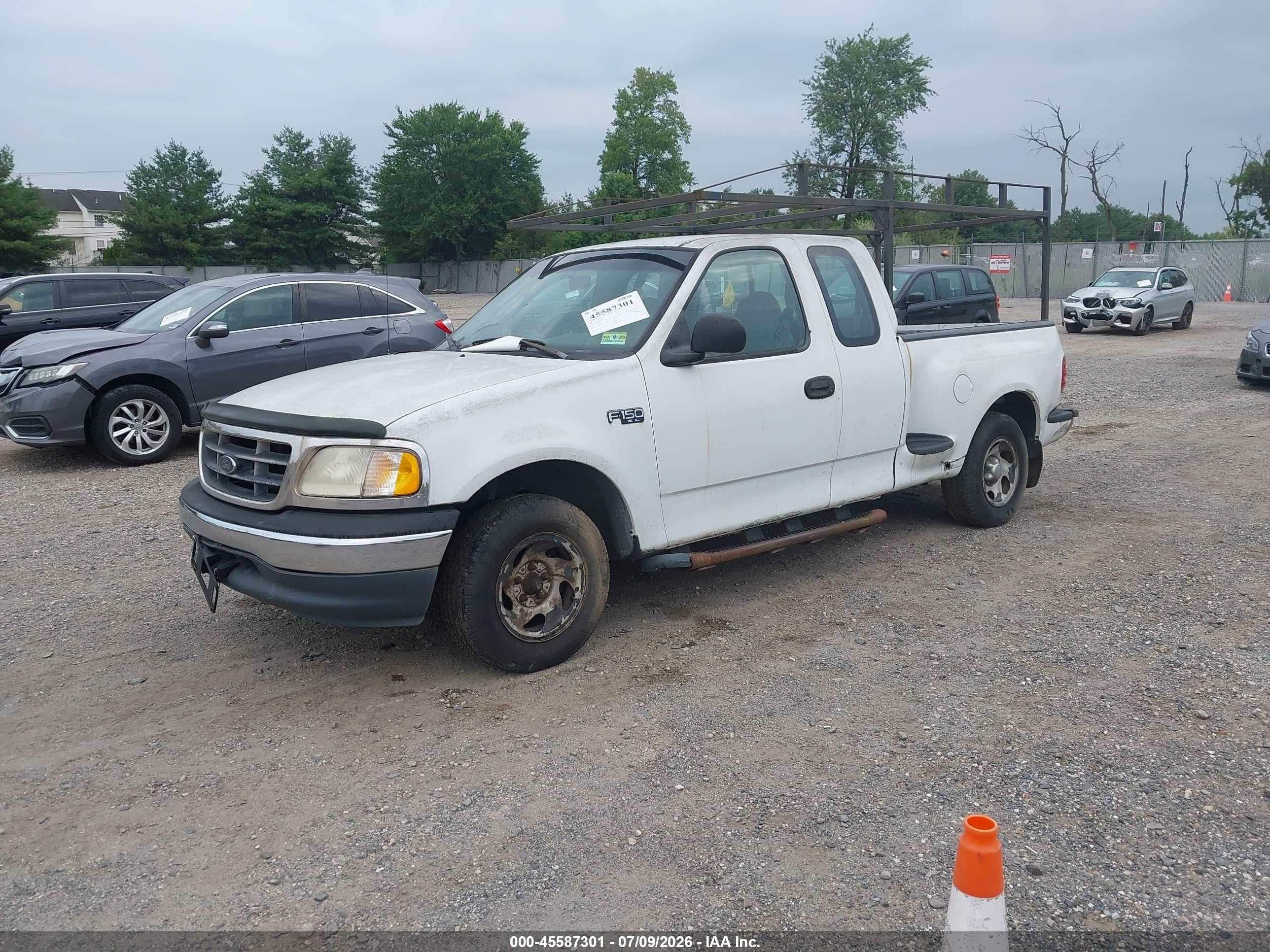2000 Ford F-150 Xl/xlt White vin: 2FTZX0720YCA10879