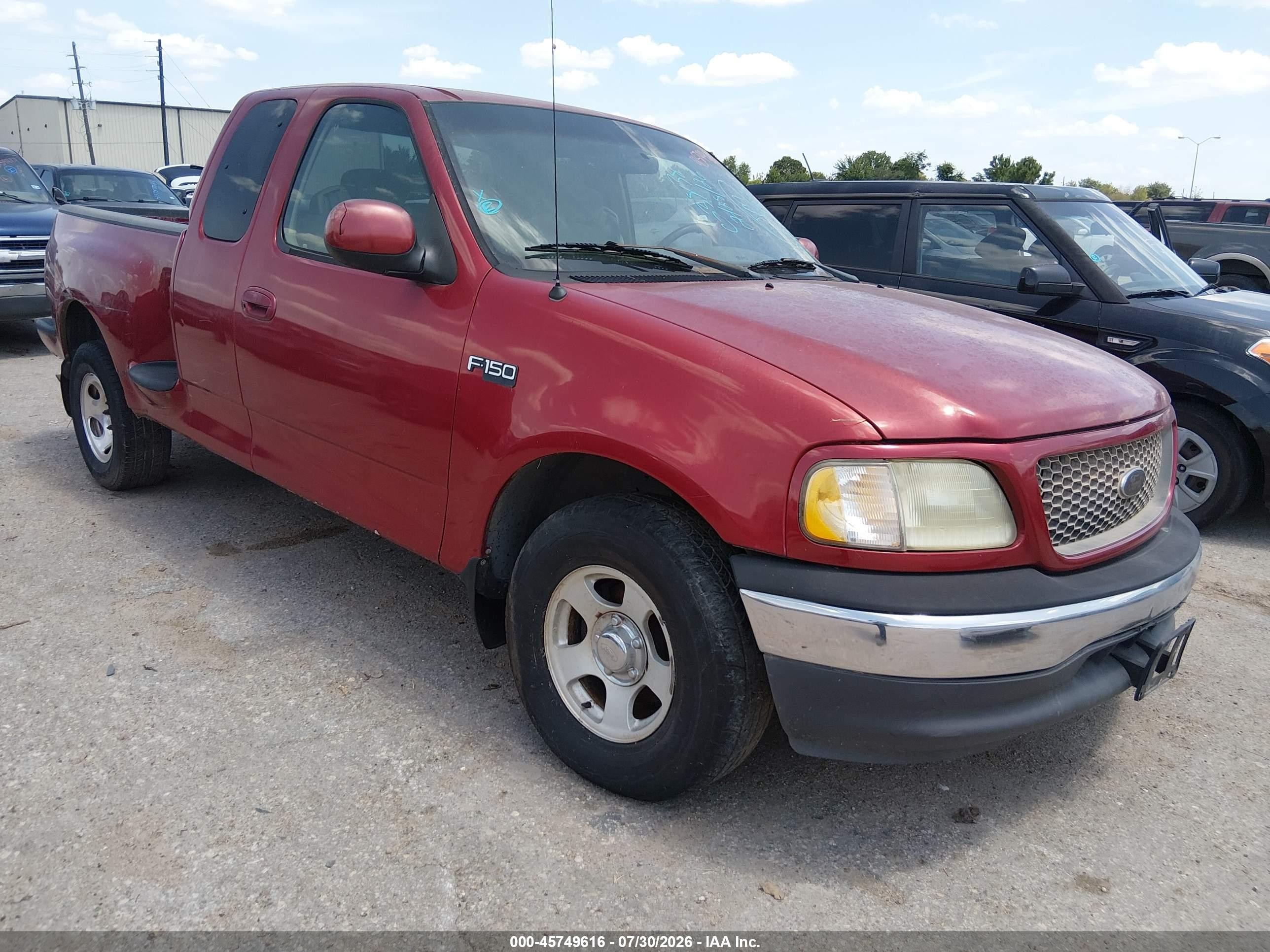 2001 Ford F-150 Xl/xlt Красный vin: 2FTZX07251CB03838