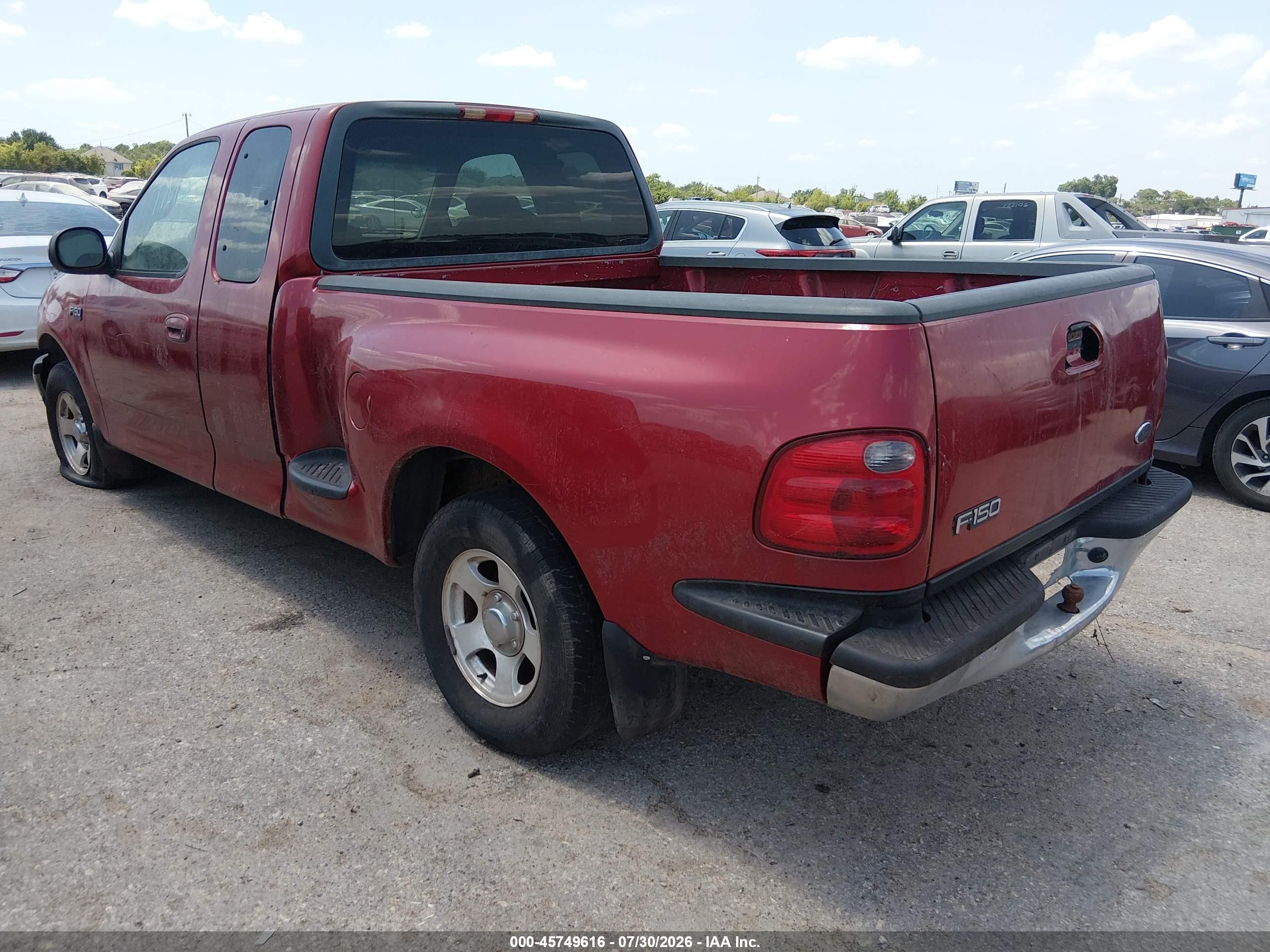 2001 Ford F-150 Xl/xlt Красный vin: 2FTZX07251CB03838