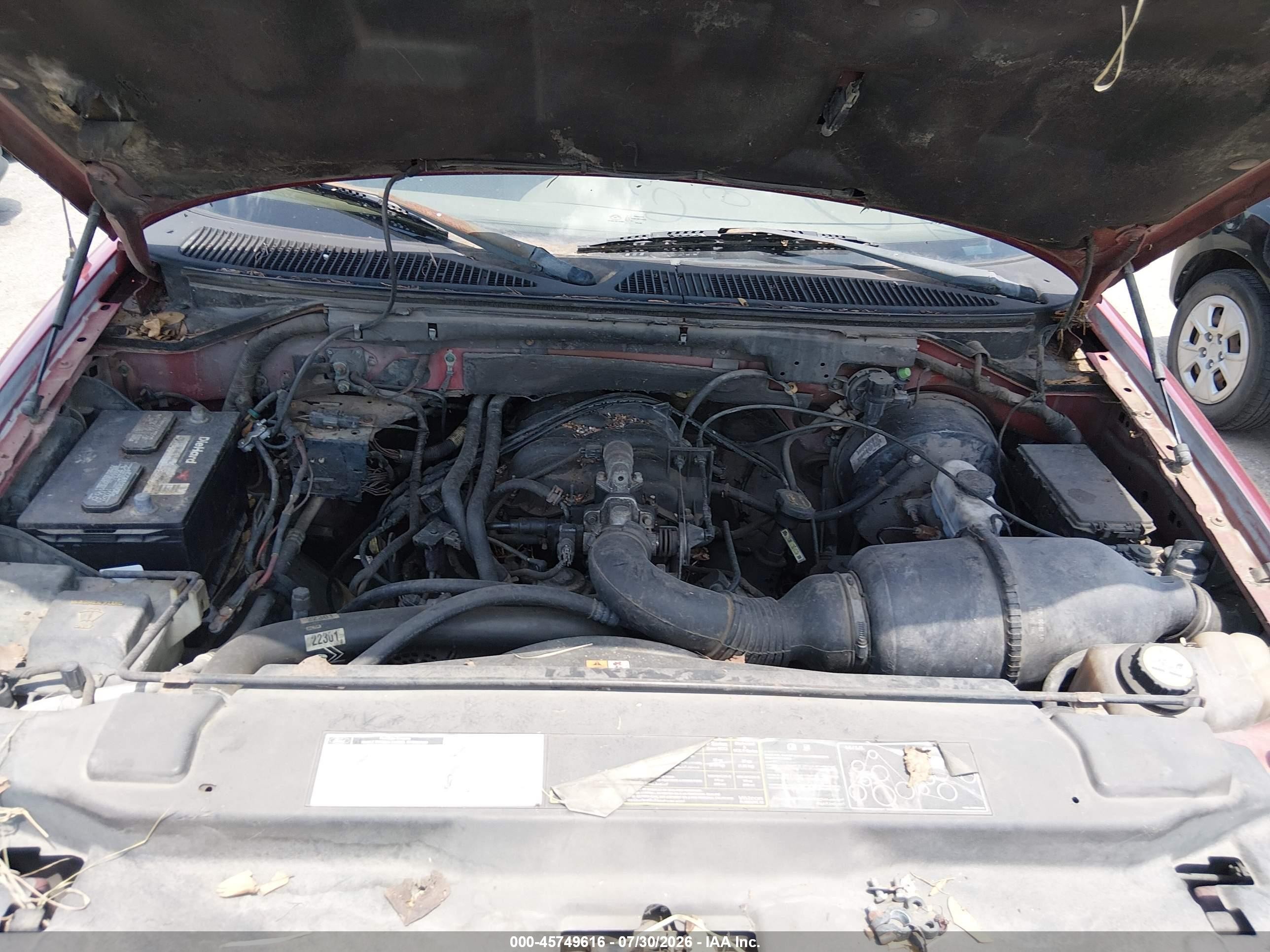 2001 Ford F-150 Xl/xlt Красный vin: 2FTZX07251CB03838