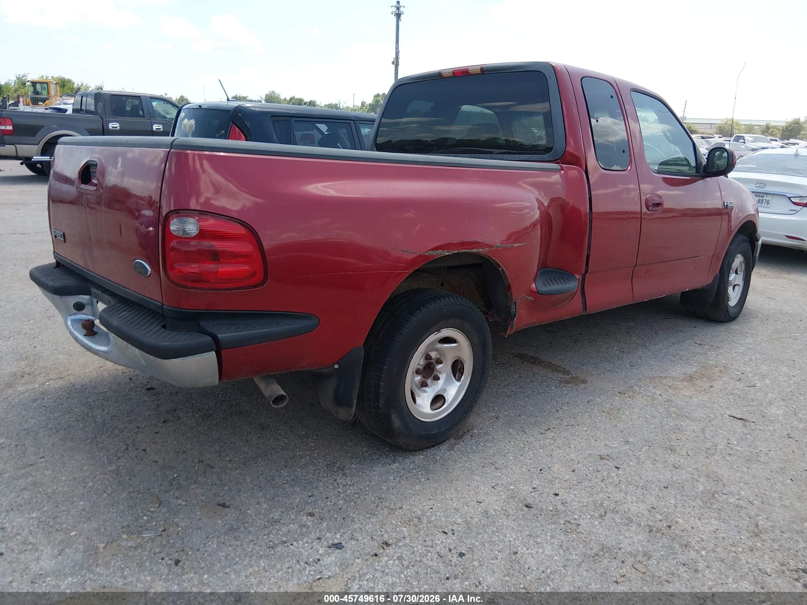 2001 Ford F-150 Xl/xlt Красный vin: 2FTZX07251CB03838