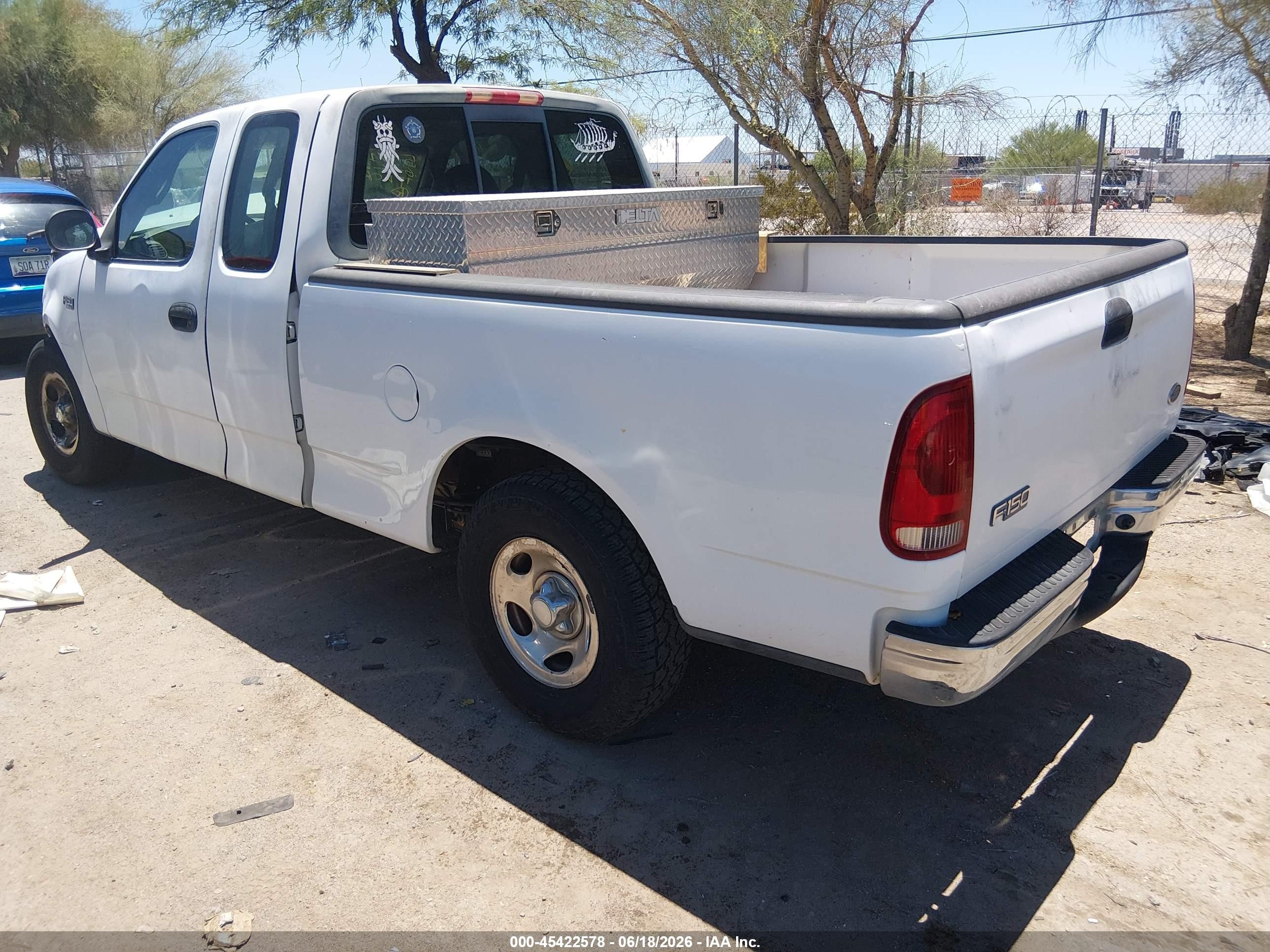 2001 Ford F-150 Xl/xlt White vin: 2FTZX17211CA11891