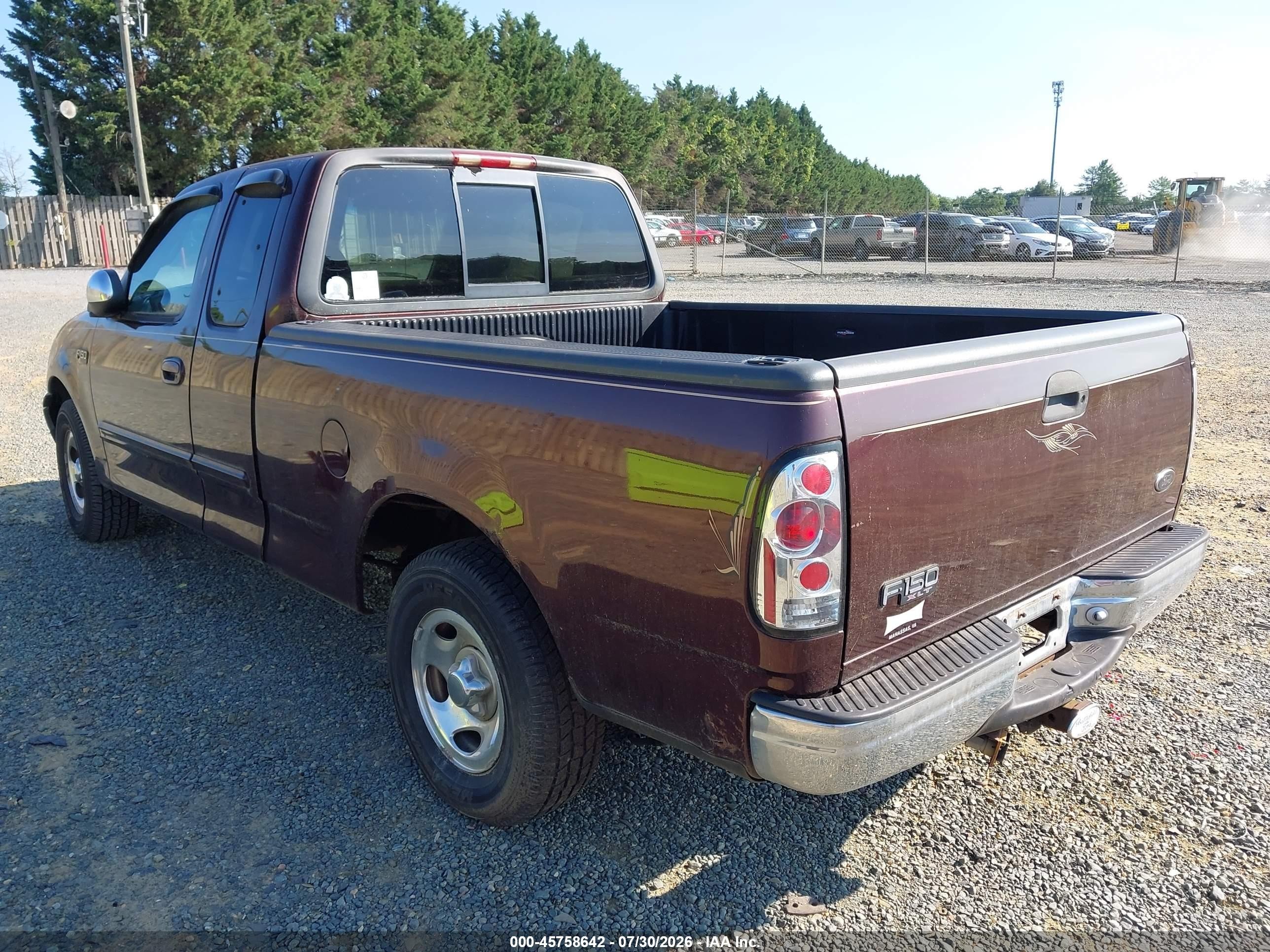 2000 Ford F-150 Work Series/xl/xlt Burgundy vin: 2FTZX1721YCA26806