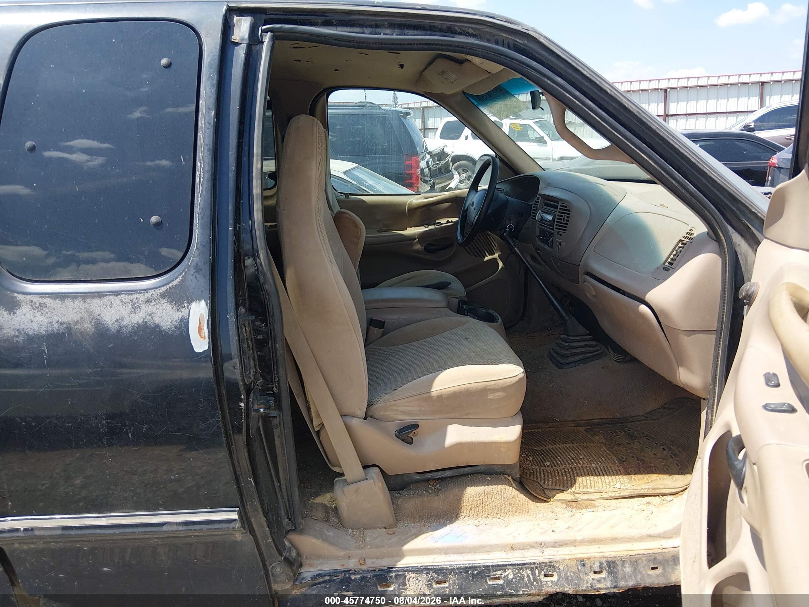 1998 Ford F-150 Standard/xl/xlt Black vin: 2FTZX1722WCA81228