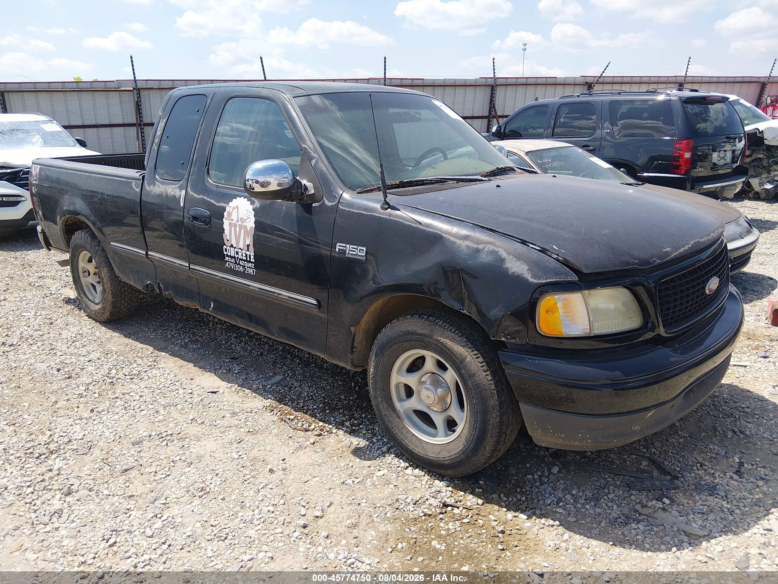 1998 Ford F-150 Standard/xl/xlt Black vin: 2FTZX1722WCA81228