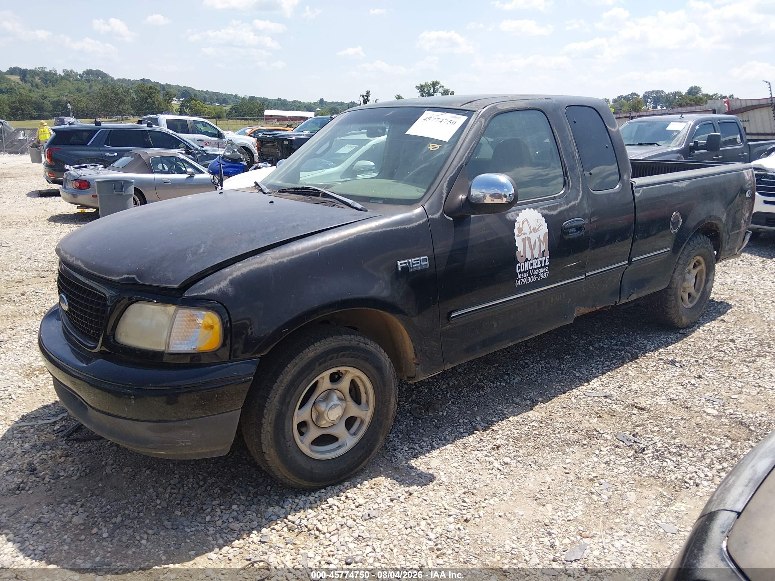1998 Ford F-150 Standard/xl/xlt Black vin: 2FTZX1722WCA81228