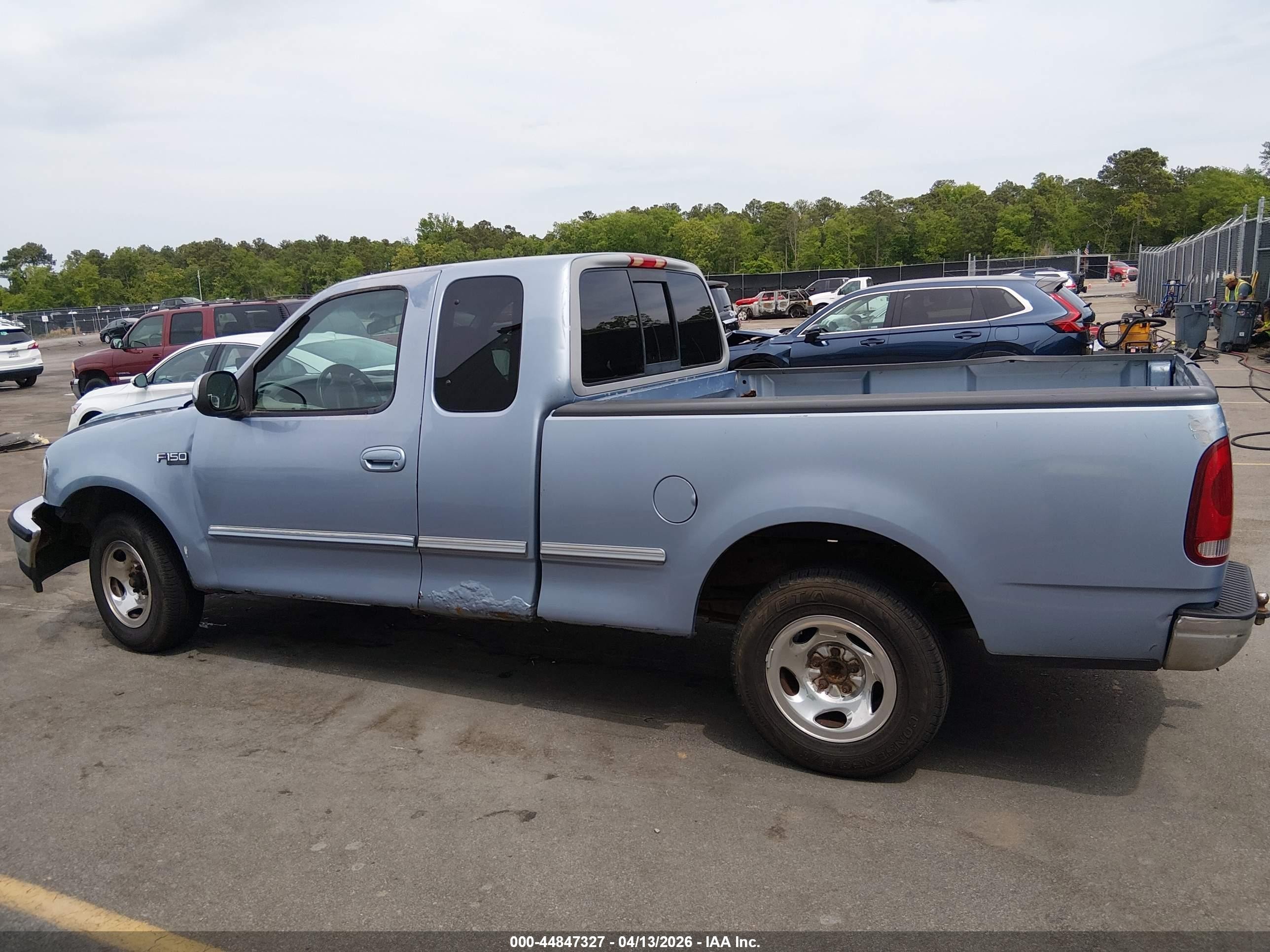 1998 Ford F-150 Standard/xl/xlt Blue vin: 2FTZX1723WCA50781