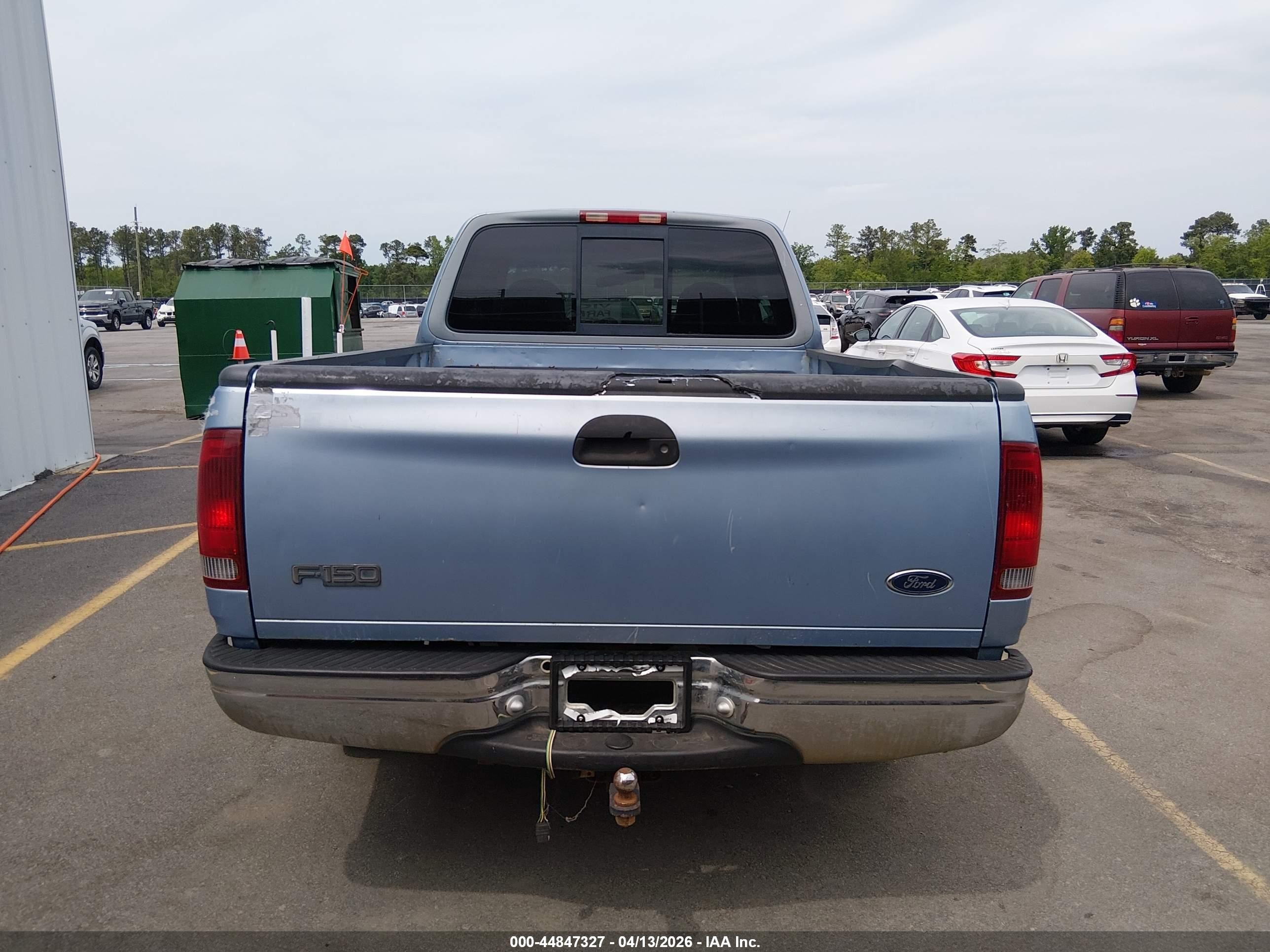 1998 Ford F-150 Standard/xl/xlt Blue vin: 2FTZX1723WCA50781