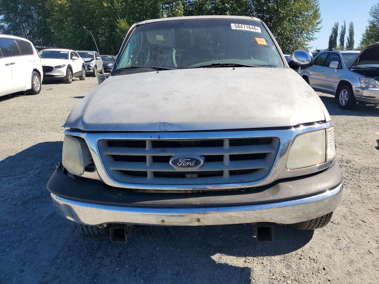 2000 Ford F150 Silver vin: 2FTZX1723YCB17852
