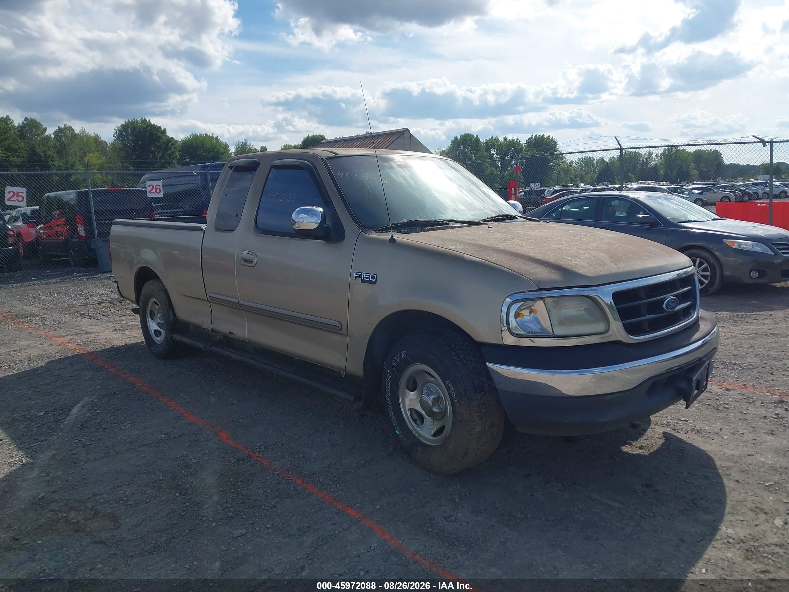 1999 Ford F-150 Work Series/xl/xlt Gold vin: 2FTZX1726XCB14863