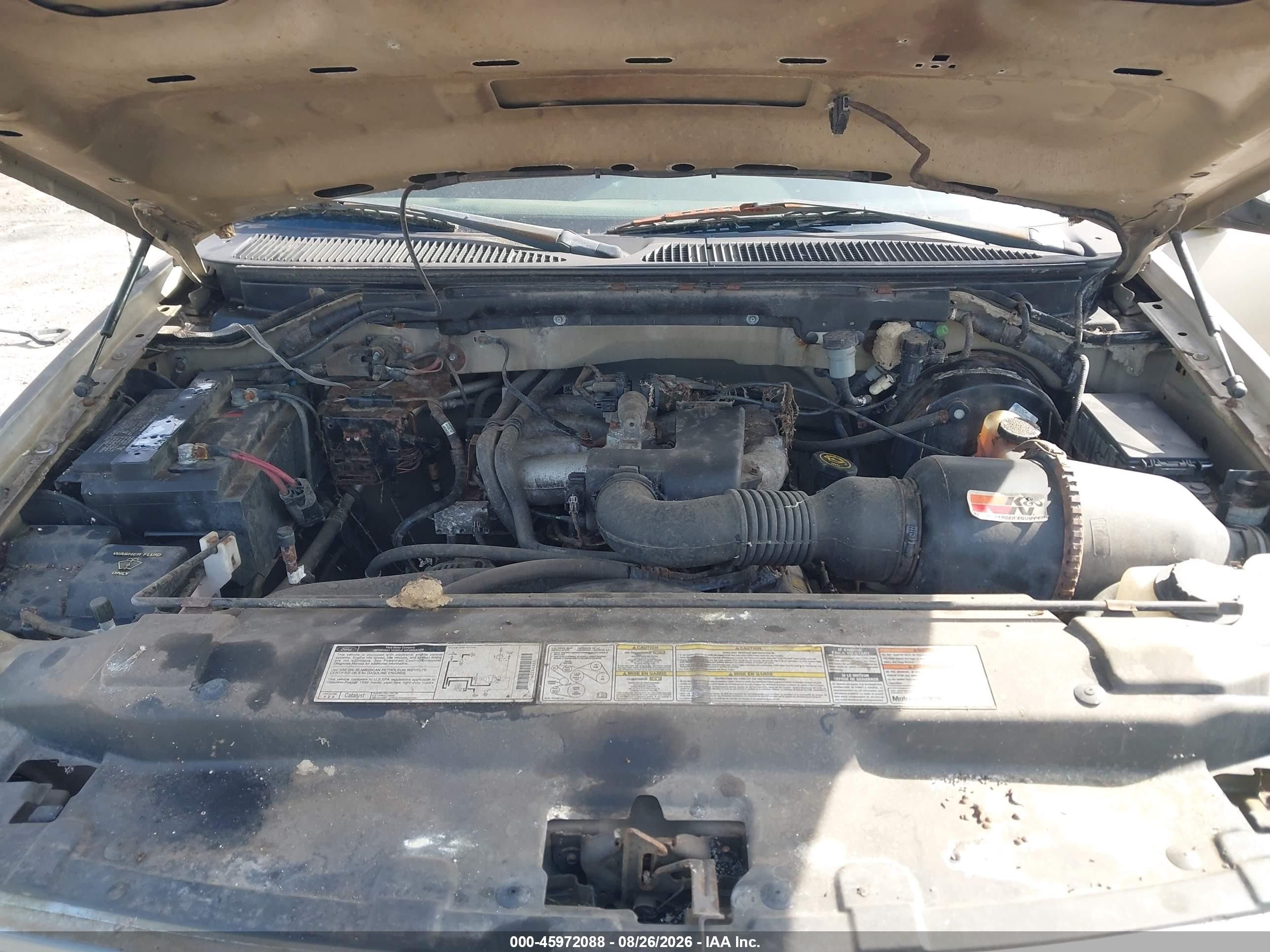 1999 Ford F-150 Work Series/xl/xlt Gold vin: 2FTZX1726XCB14863