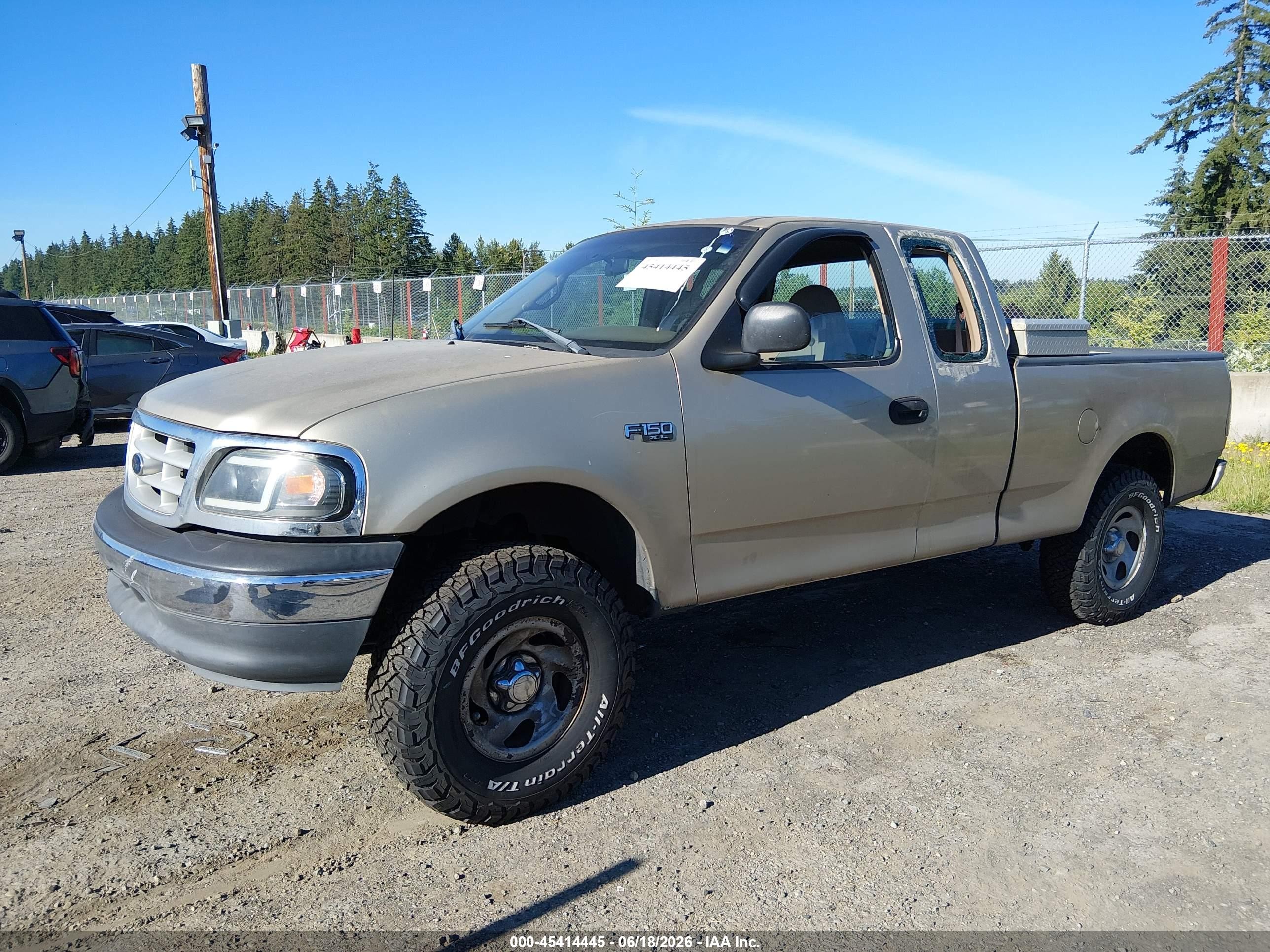 1999 Ford F-150 Work Series/xl/xlt Tan vin: 2FTZX1727XCA19146