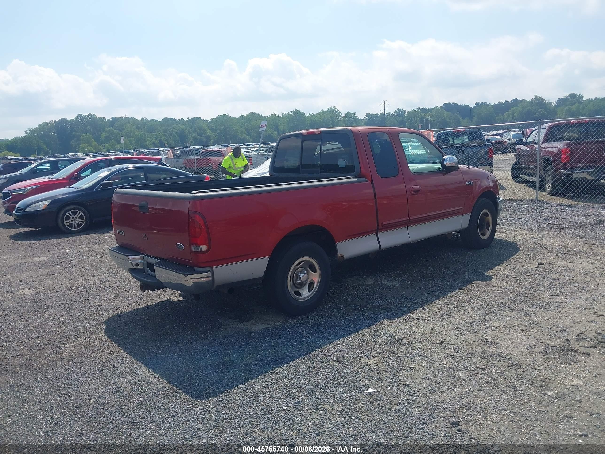 2000 Ford F-150 Work Series/xl/xlt Red vin: 2FTZX1727YCA83981