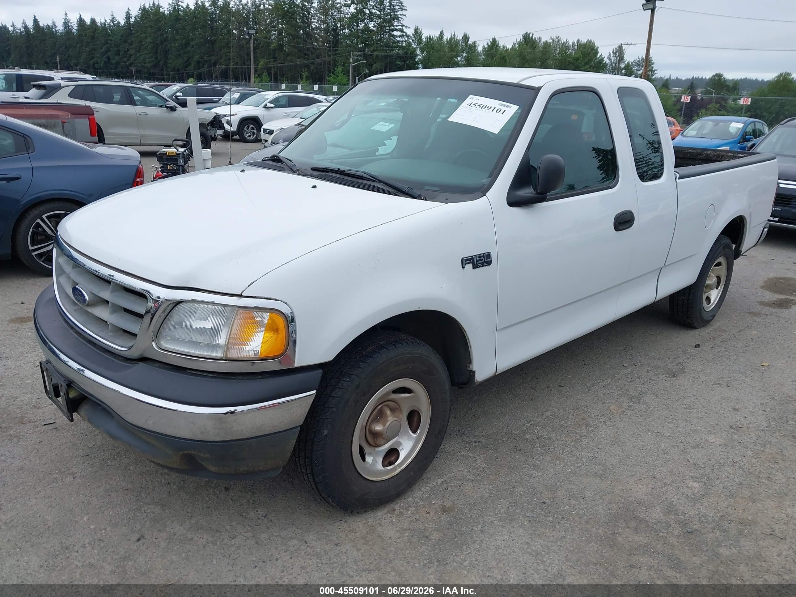 2001 Ford F-150 Xl/xlt Белый vin: 2FTZX172X1CA79770