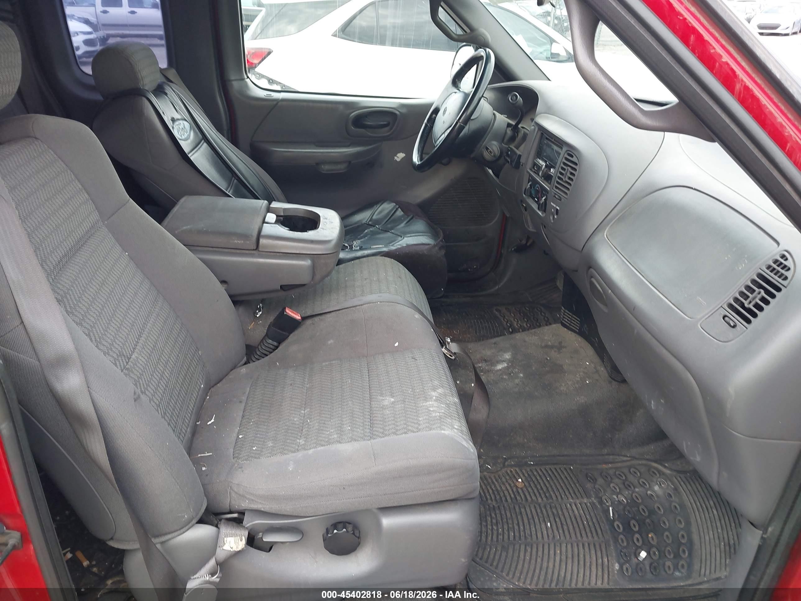 2001 Ford F-150 Xl/xlt Red vin: 2FTZX172X1CA88145