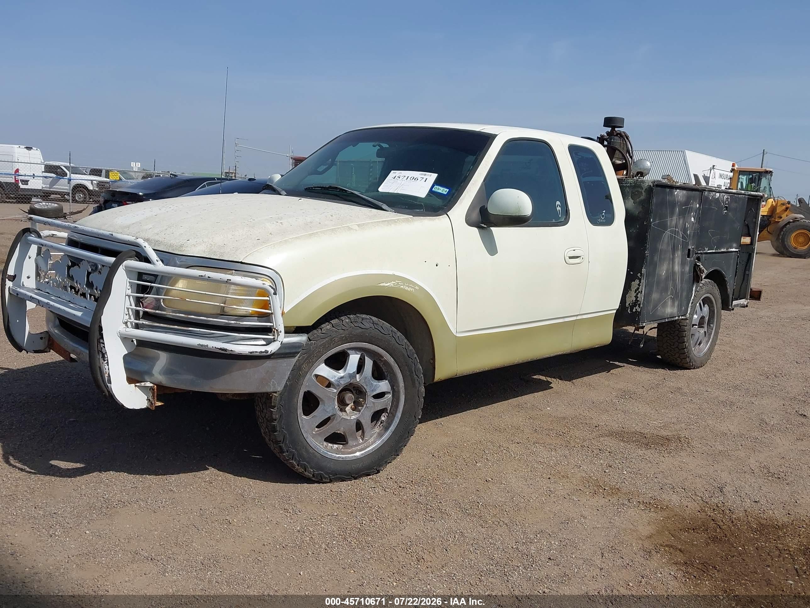 1998 Ford F-150 Lariat/standard/xl/xlt White vin: 2FTZX1764WCA45530