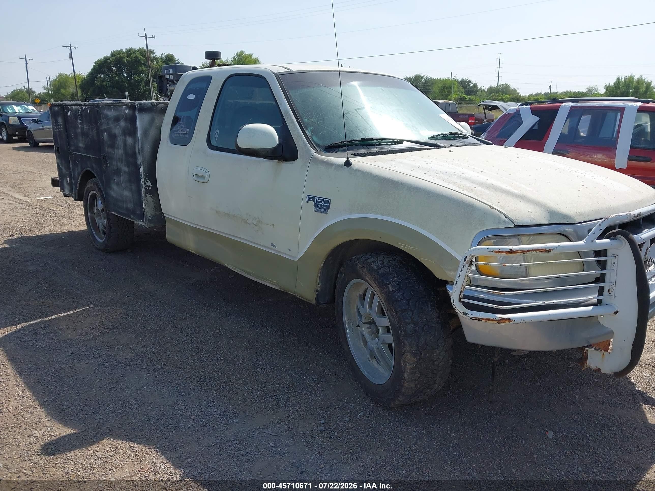 1998 Ford F-150 Lariat/standard/xl/xlt White vin: 2FTZX1764WCA45530
