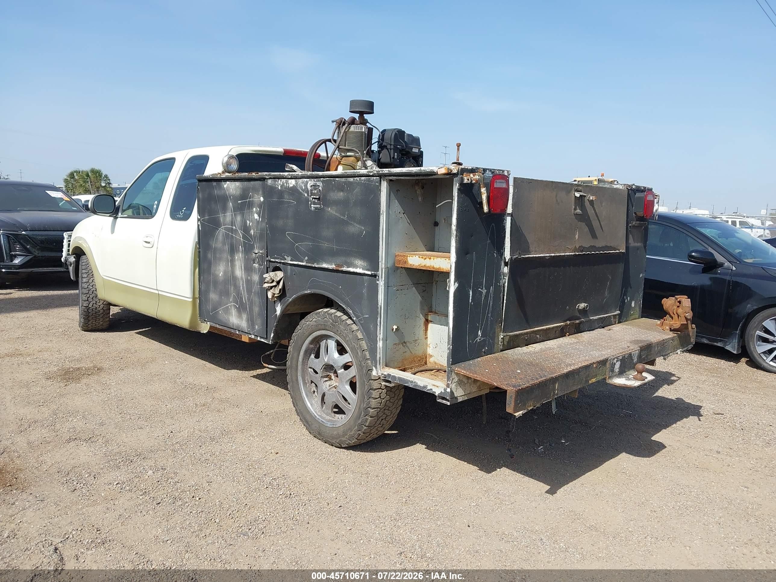 1998 Ford F-150 Lariat/standard/xl/xlt White vin: 2FTZX1764WCA45530