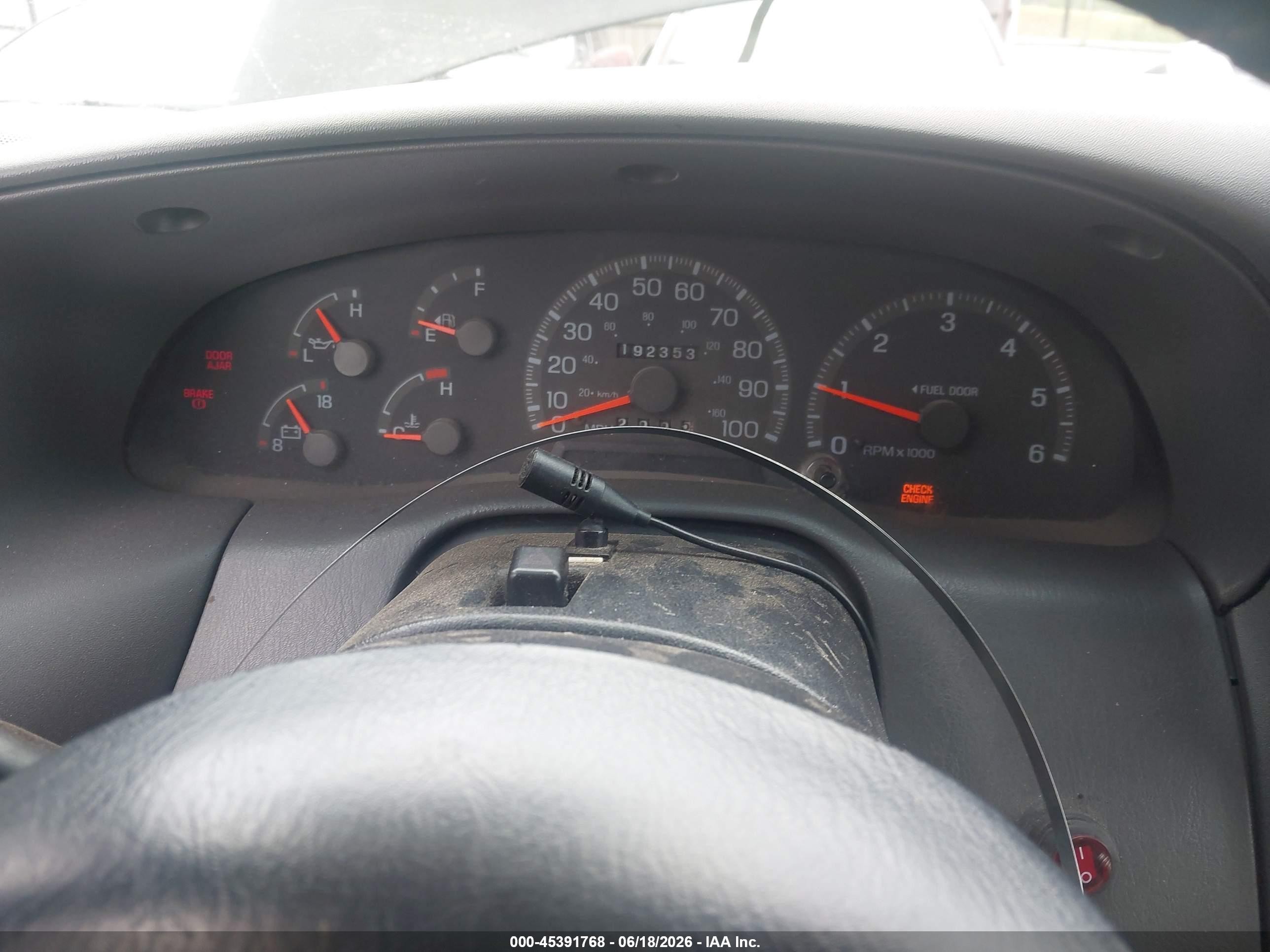1998 Ford F-150 Lariat/standard/xl/xlt Black vin: 2FTZX1764WCB18668