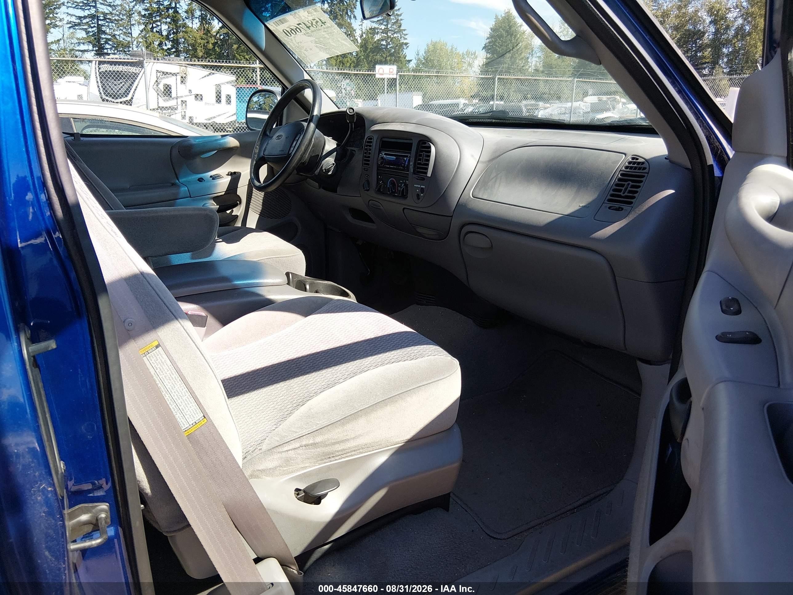 1998 Ford F-150 Lariat/standard/xl/xlt Blue vin: 2FTZX18W6WCA83324