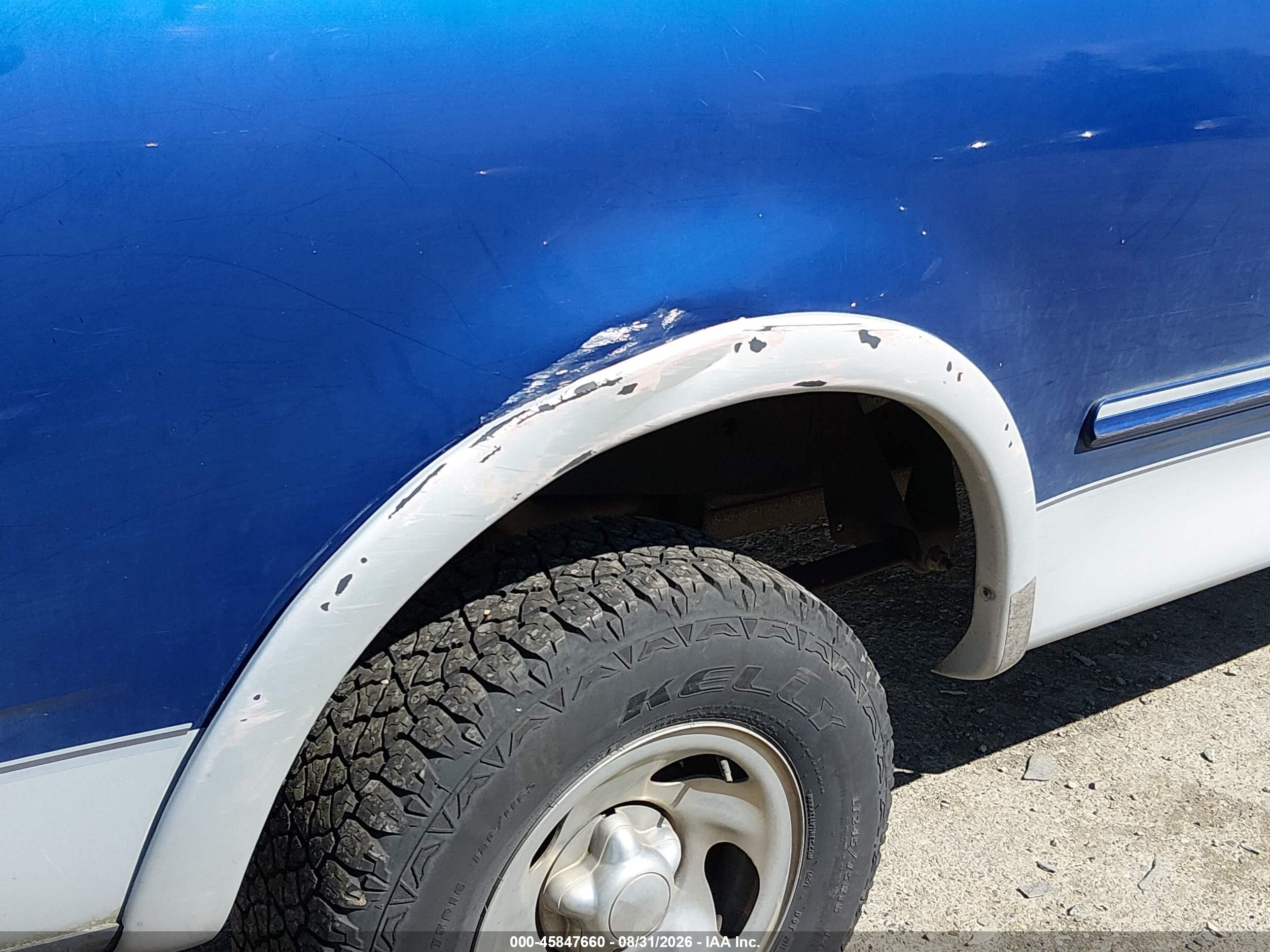 1998 Ford F-150 Lariat/standard/xl/xlt Blue vin: 2FTZX18W6WCA83324
