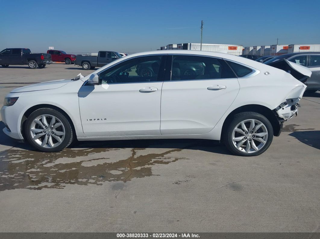 2018 Chevrolet Impala 1lt White vin: 2G1105S30J9118106