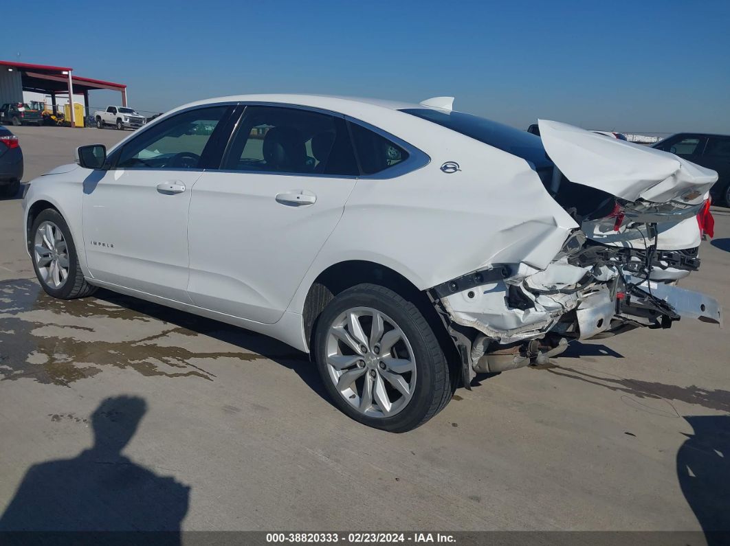 2018 Chevrolet Impala 1lt White vin: 2G1105S30J9118106
