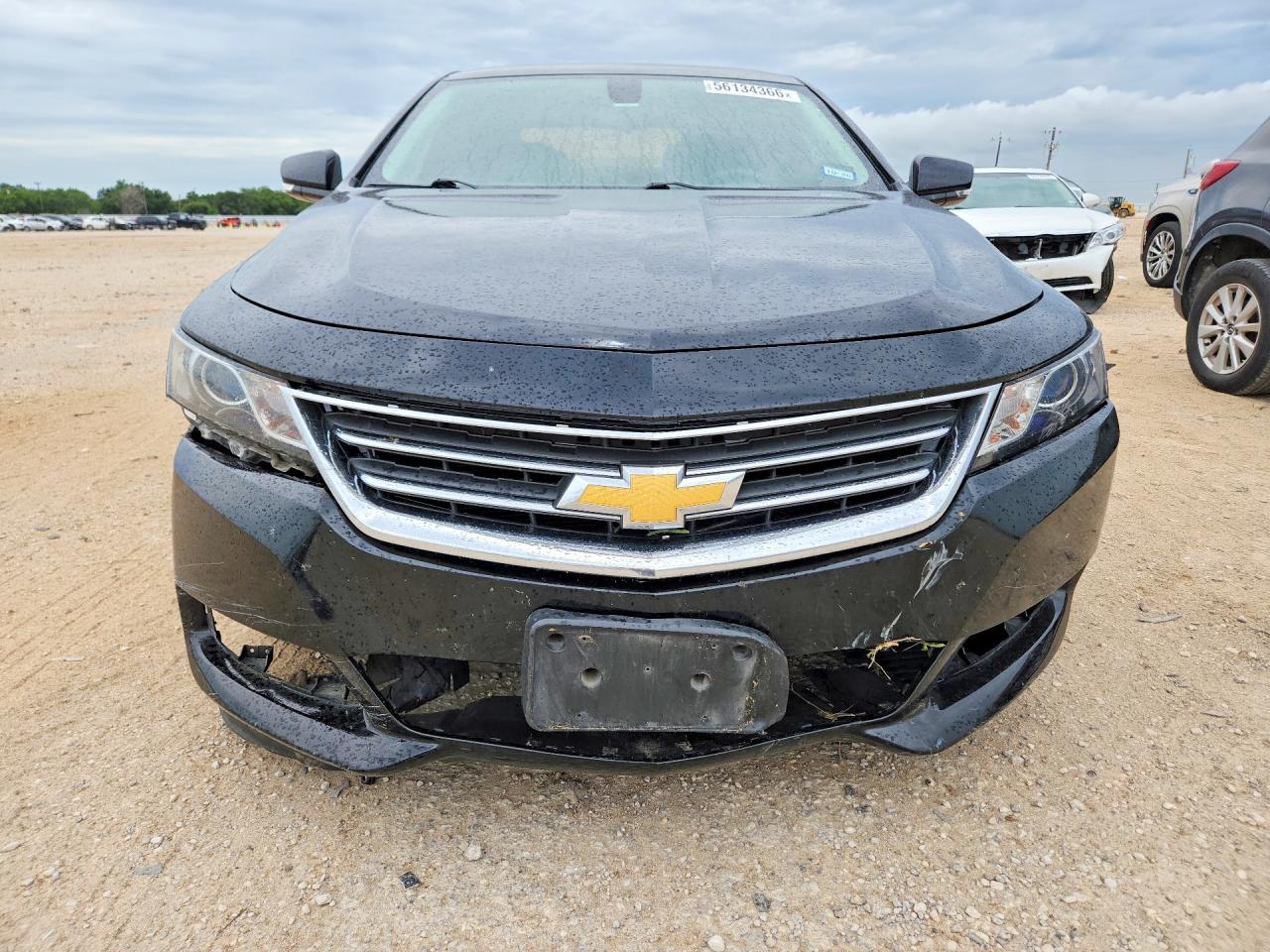 2017 Chevrolet Impala Lt Black vin: 2G1105S32H9159833
