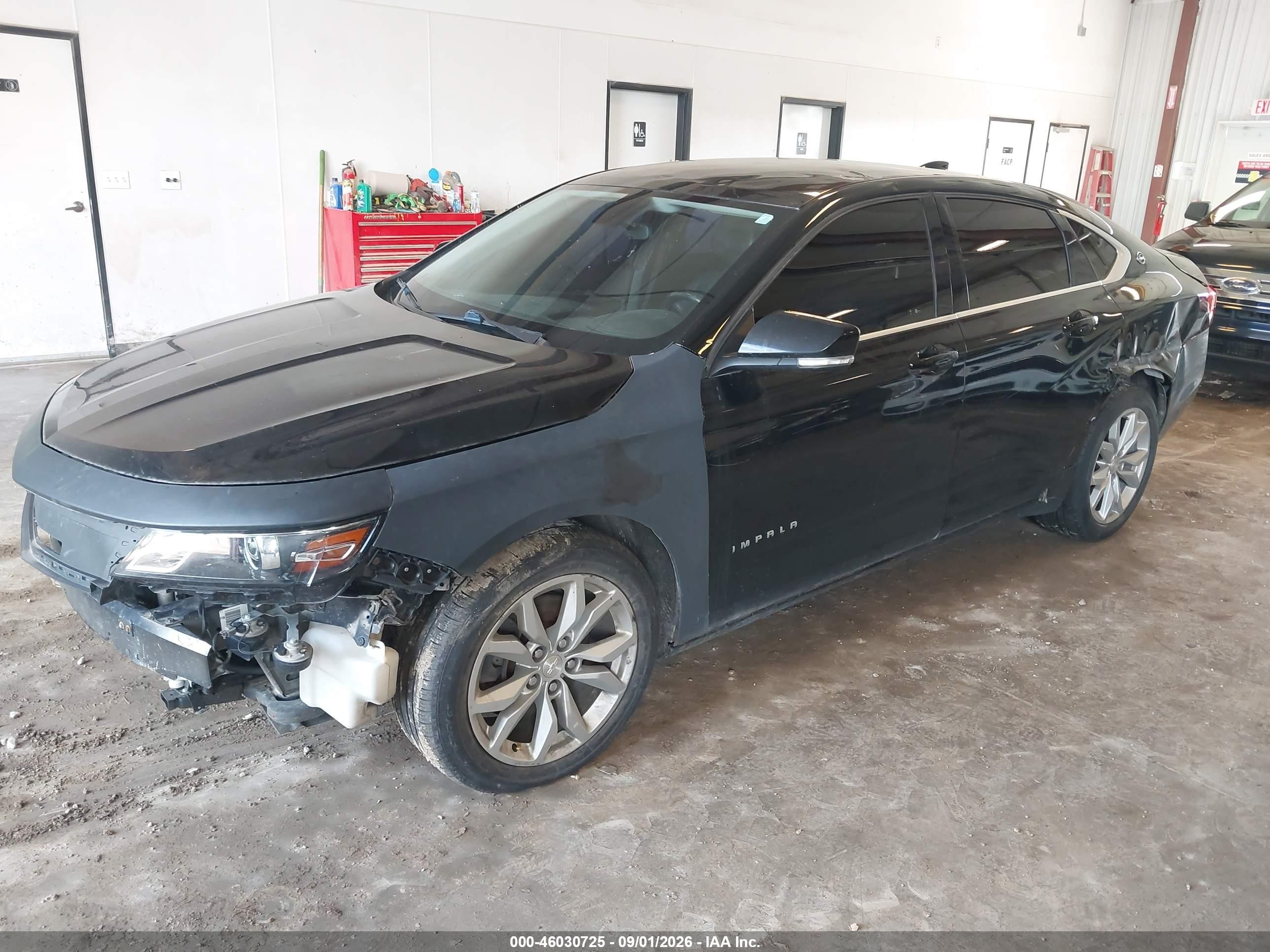 2017 Chevrolet Impala 1lt Black vin: 2G1105S32H9160335