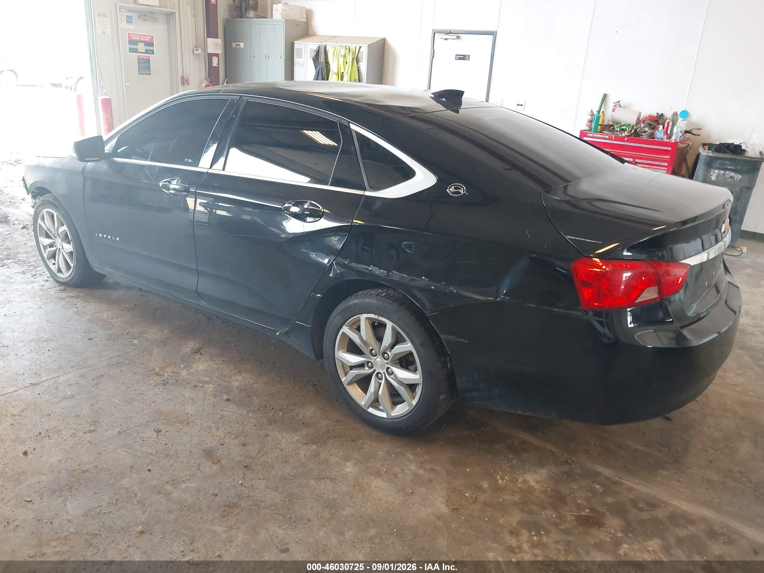 2017 Chevrolet Impala 1lt Black vin: 2G1105S32H9160335
