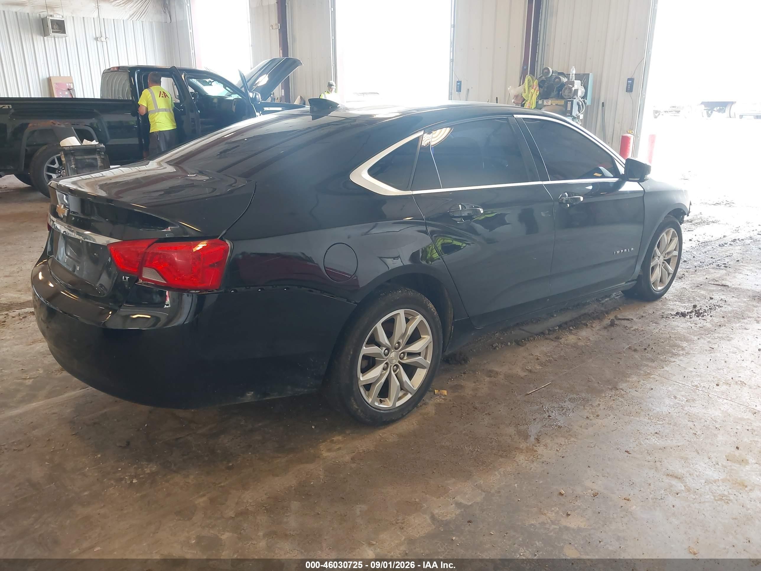 2017 Chevrolet Impala 1lt Black vin: 2G1105S32H9160335
