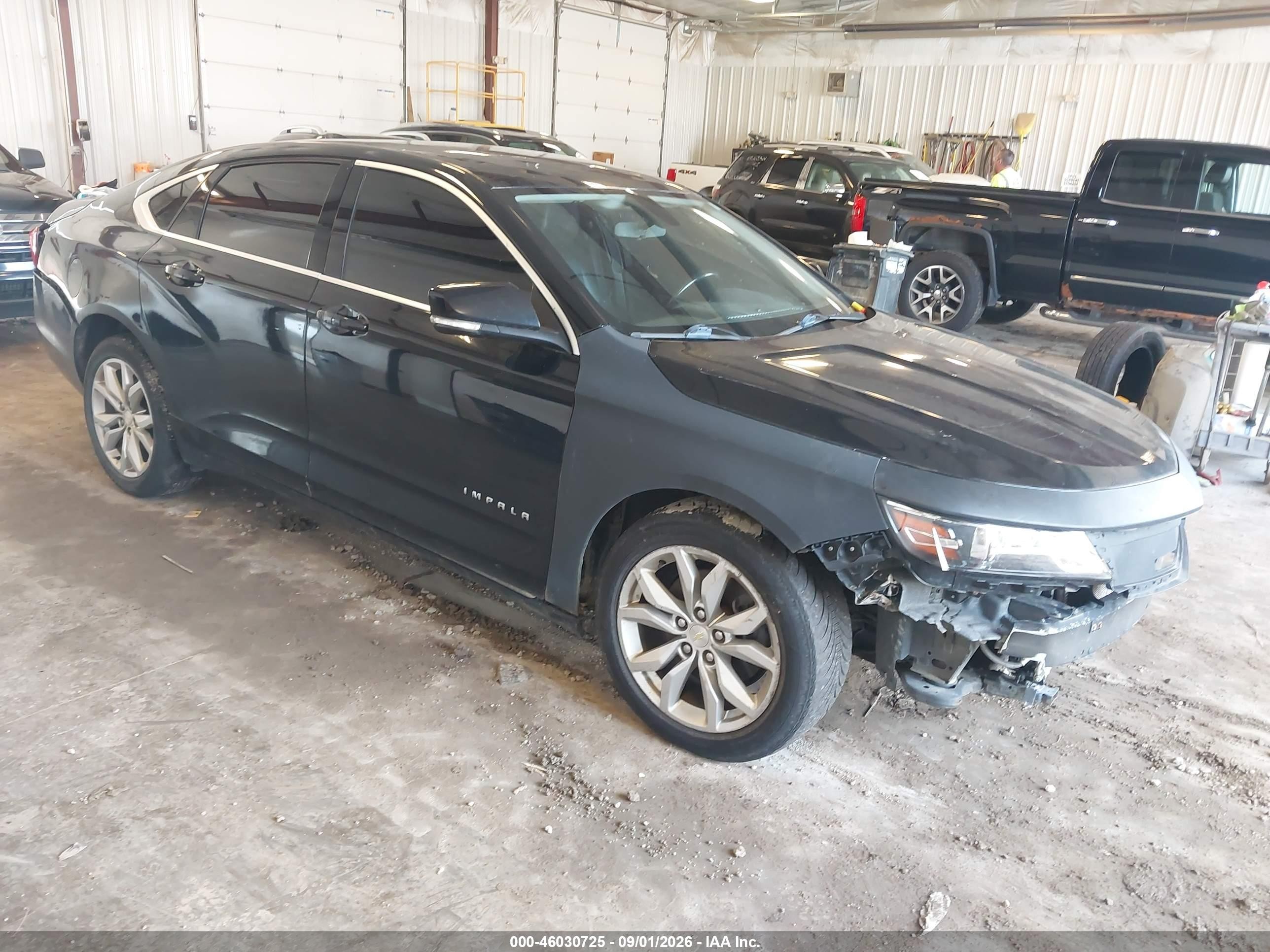 2017 Chevrolet Impala 1lt Black vin: 2G1105S32H9160335