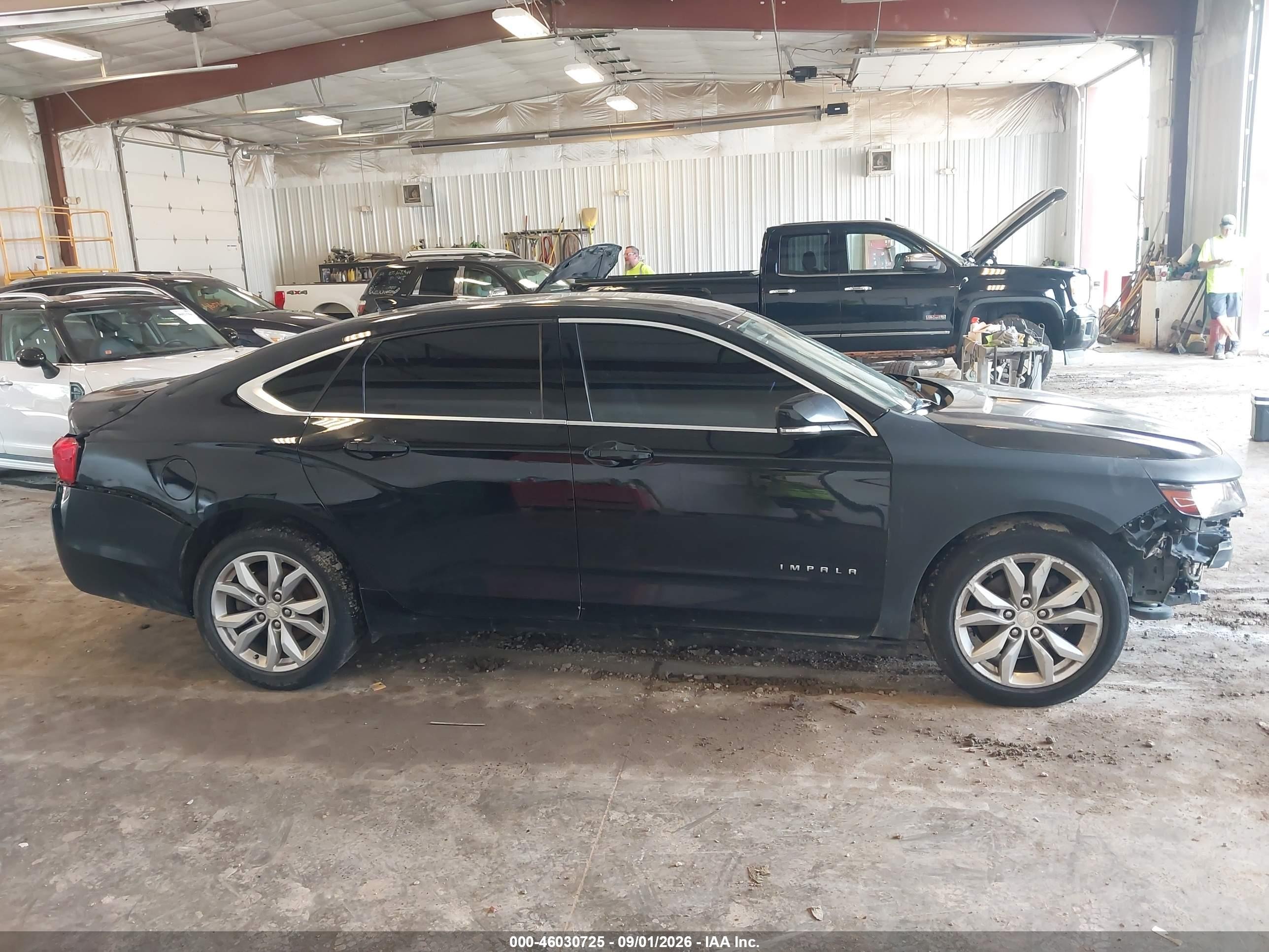 2017 Chevrolet Impala 1lt Black vin: 2G1105S32H9160335