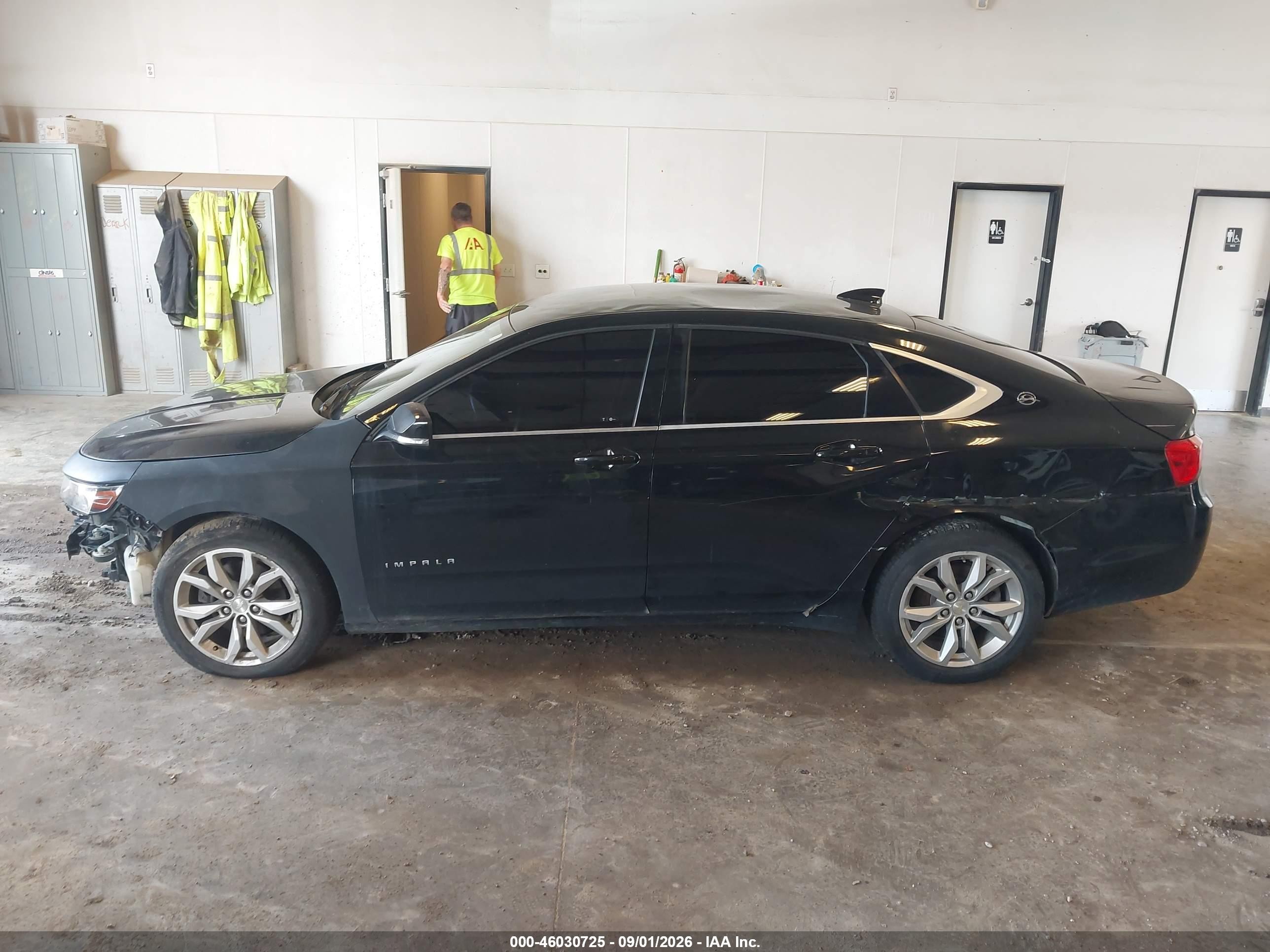 2017 Chevrolet Impala 1lt Black vin: 2G1105S32H9160335