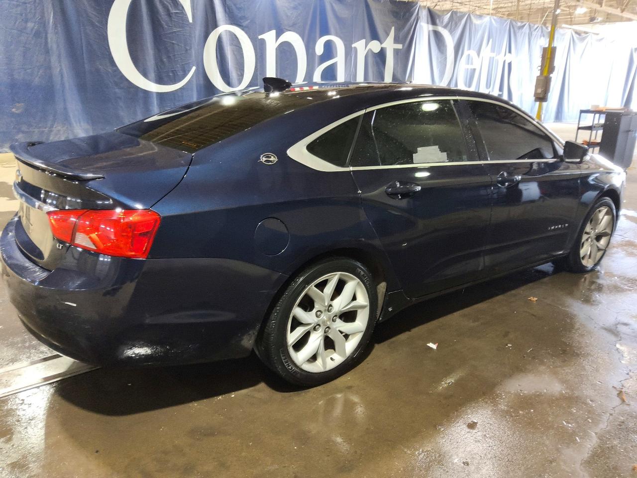 2017 Chevrolet Impala Lt Синий vin: 2G1105S34H9184295