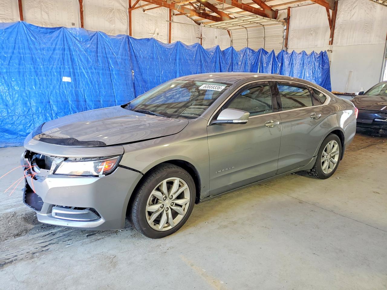2017 Chevrolet Impala Lt Gray vin: 2G1105S34H9184426